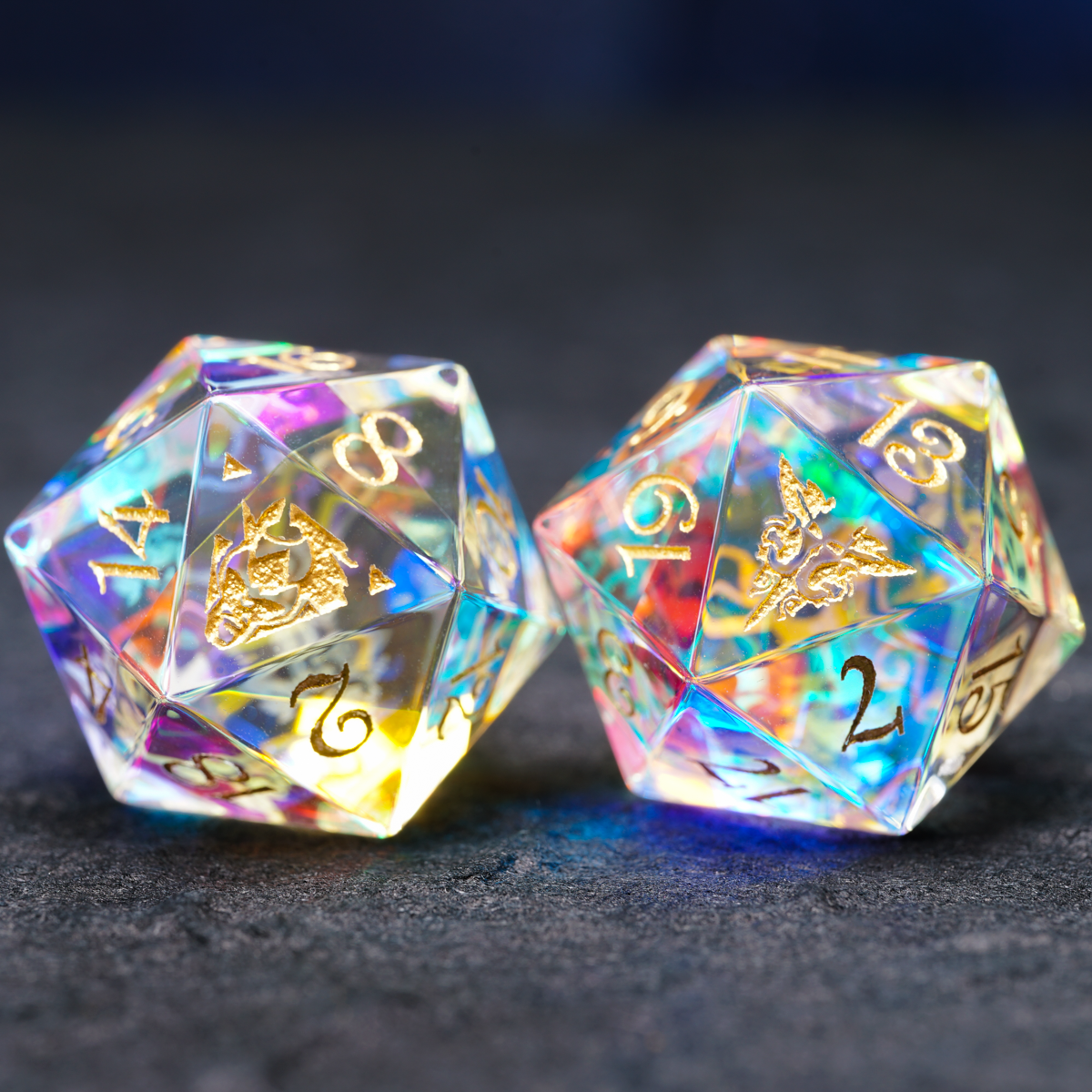 D20 Baldur's Gate 3 Collector's Edition Gemstone Dice - DragonStone