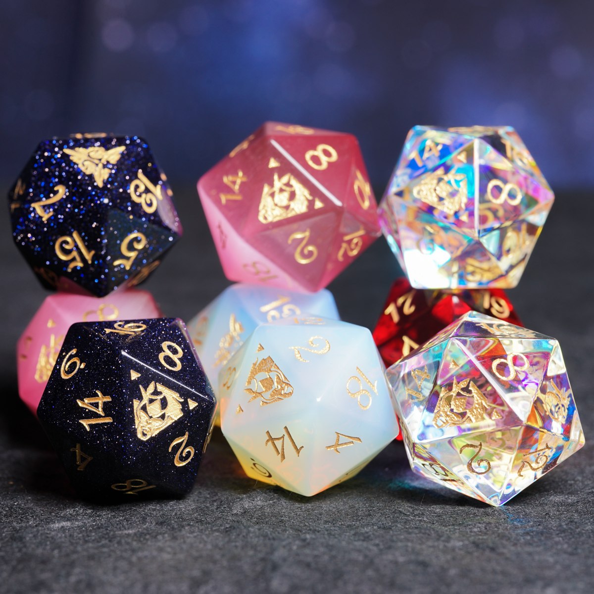 D20 Baldur's Gate 3 Collector's Edition Gemstone Dice - DragonStone