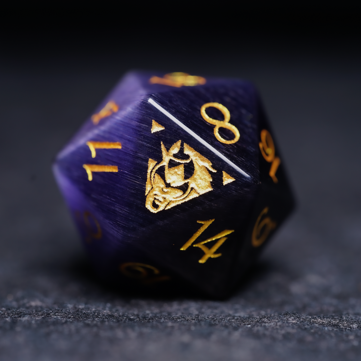 D20 Baldur's Gate 3 Collector's Edition Gemstone Dice - DragonStone