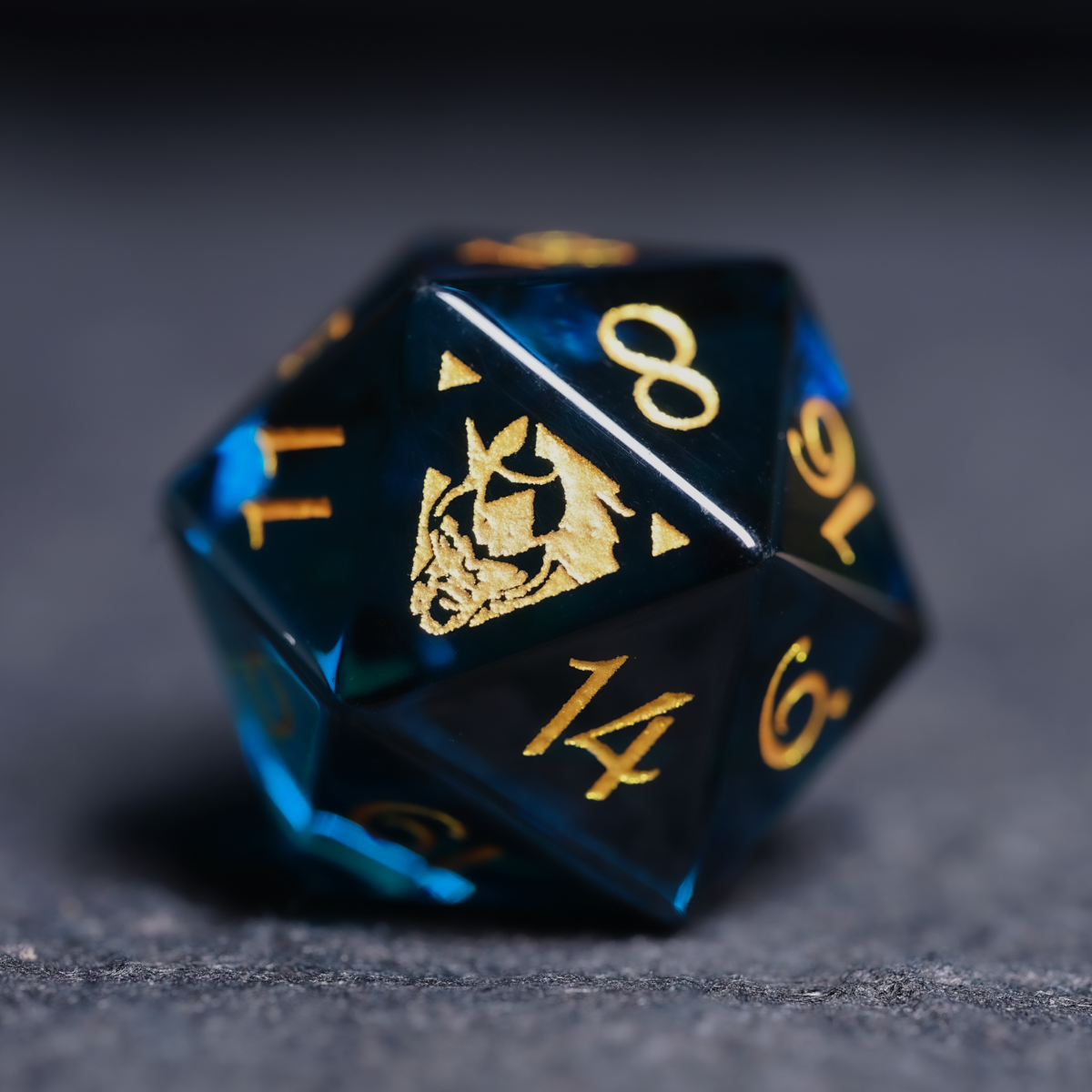 D20 Baldur's Gate 3 Collector's Edition Gemstone Dice - DragonStone