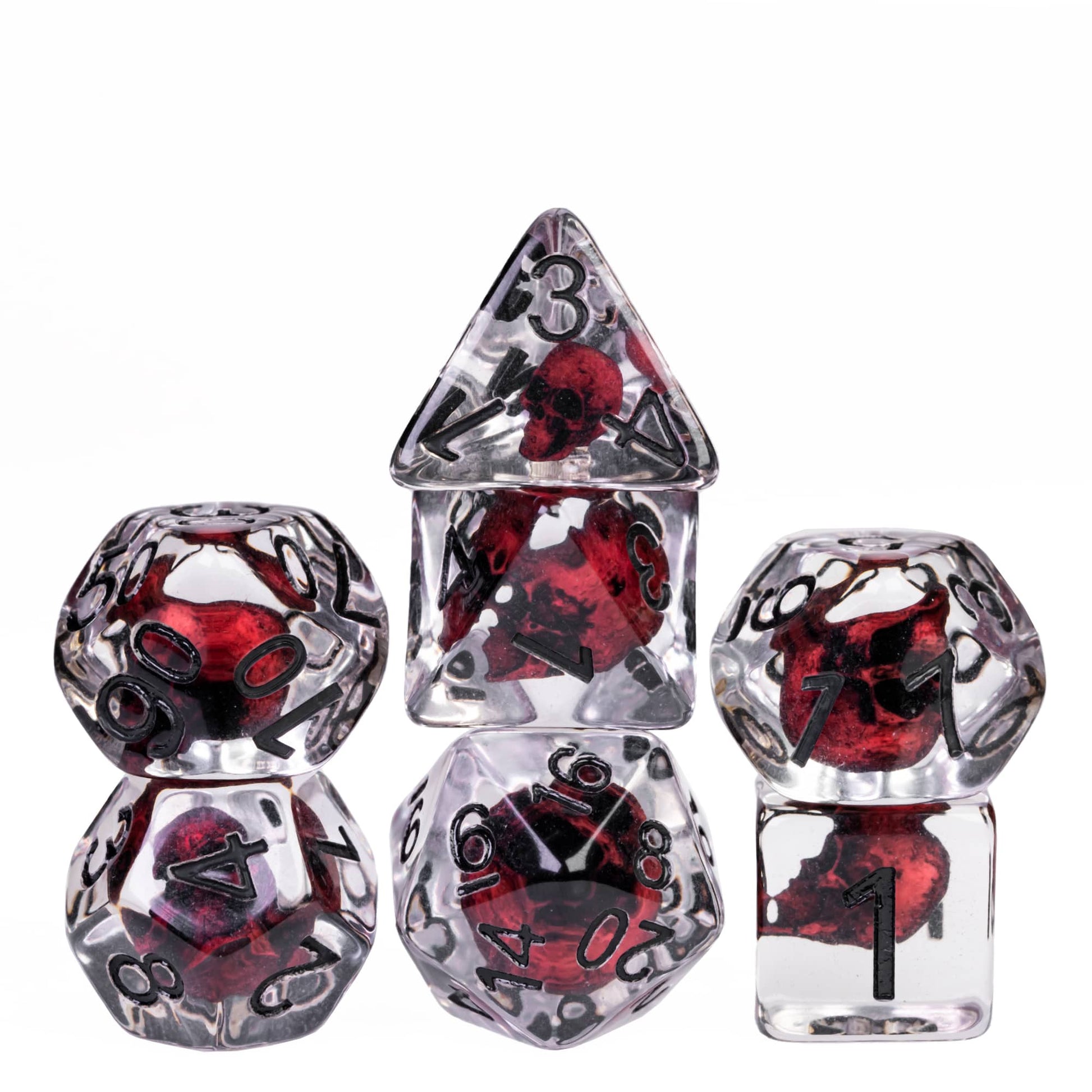 Death Skull Resin Dice - DragonStone