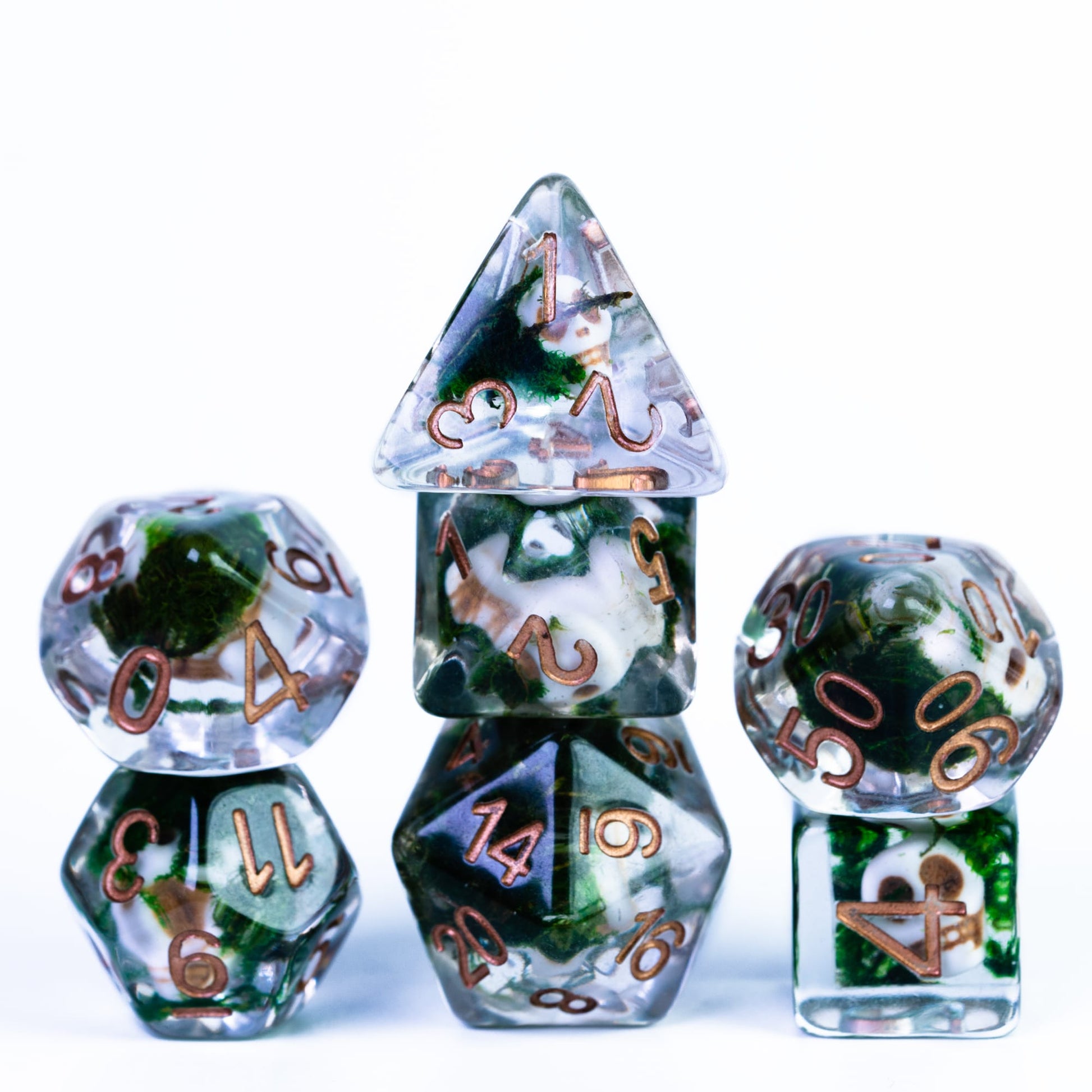 Death Skull Resin Dice - DragonStone