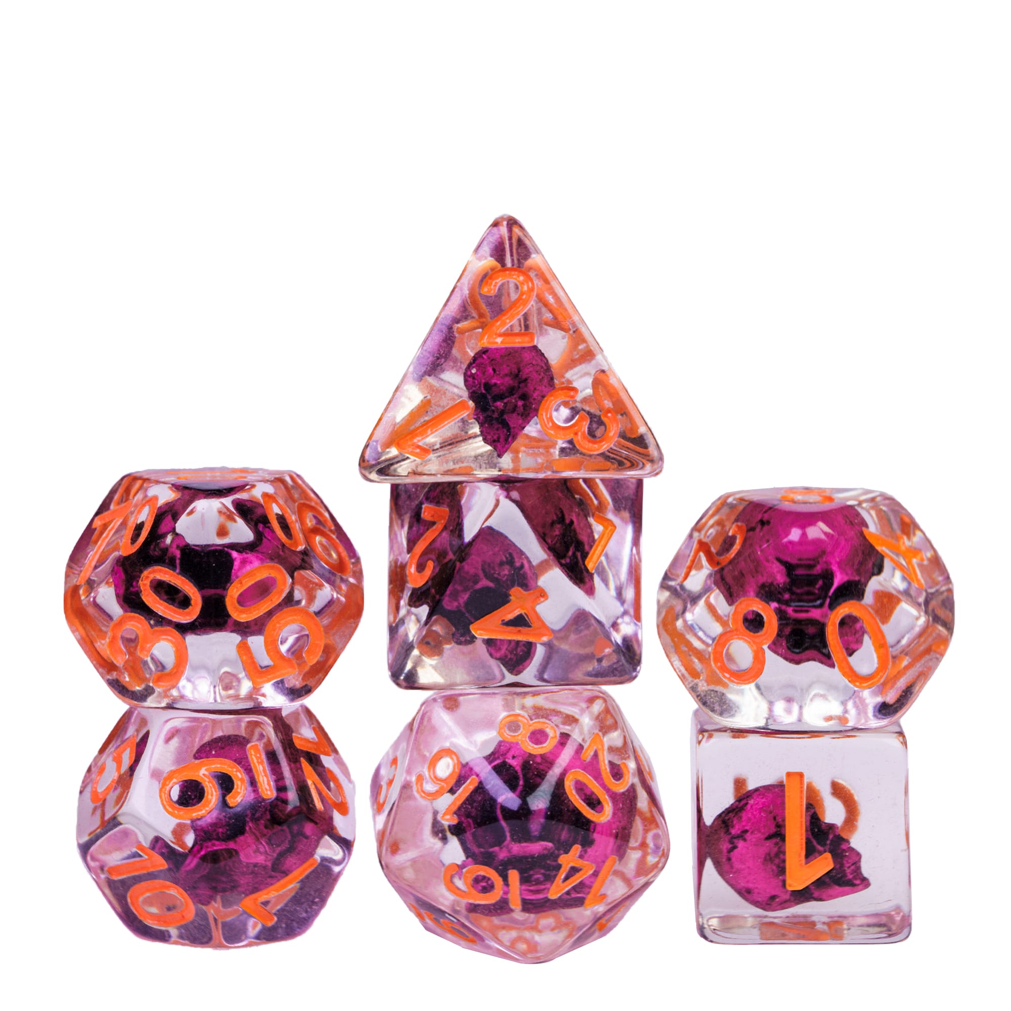 Death Skull Resin Dice - DragonStone