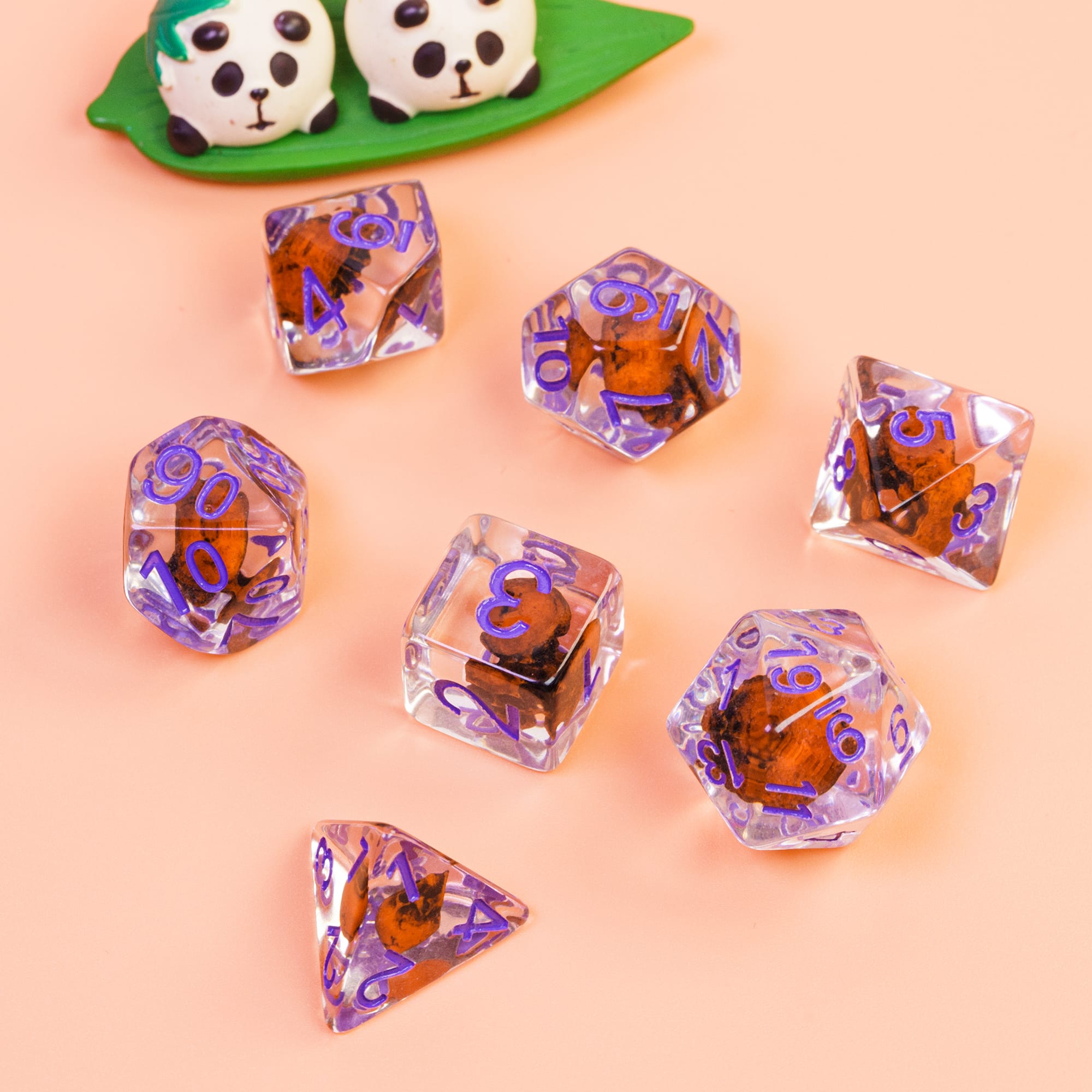 Death Skull Resin Dice - DragonStone