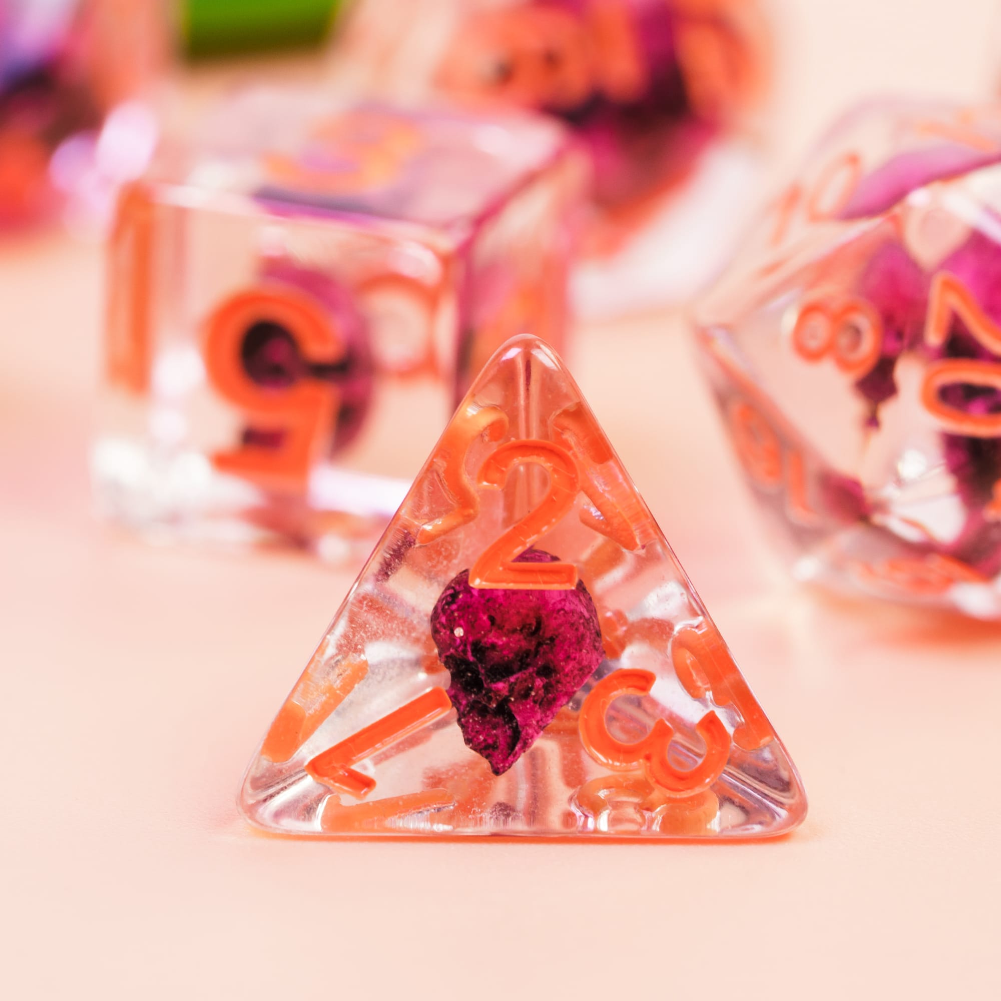 Death Skull Resin Dice - DragonStone