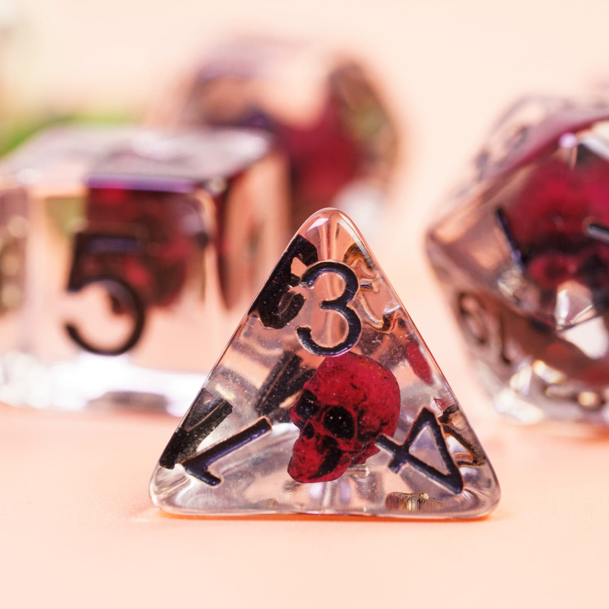 Death Skull Resin Dice - DragonStone