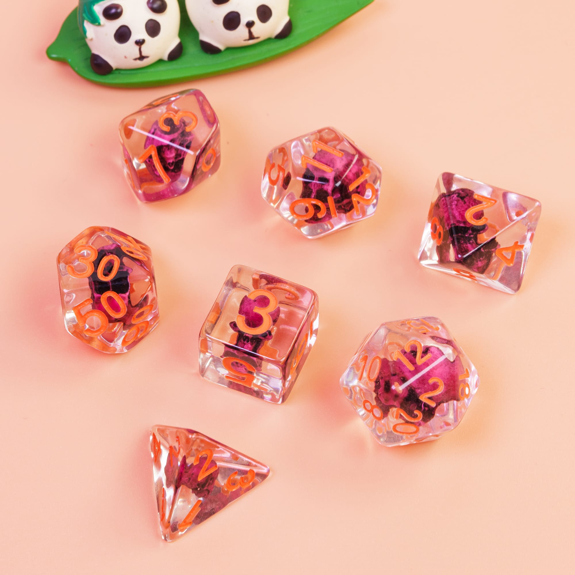 Death Skull Resin Dice - DragonStone