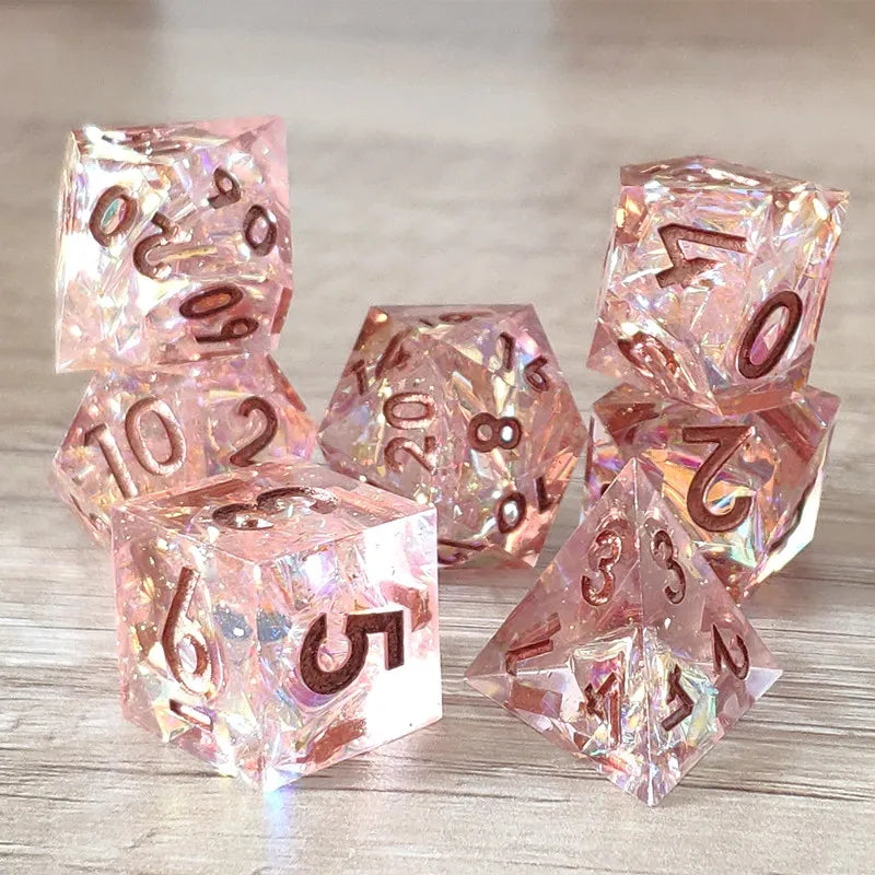 Vibrant Resin Dice Set - DragonStone