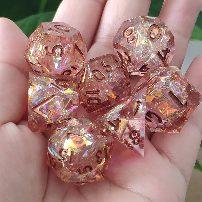Vibrant Resin Dice Set - DragonStone