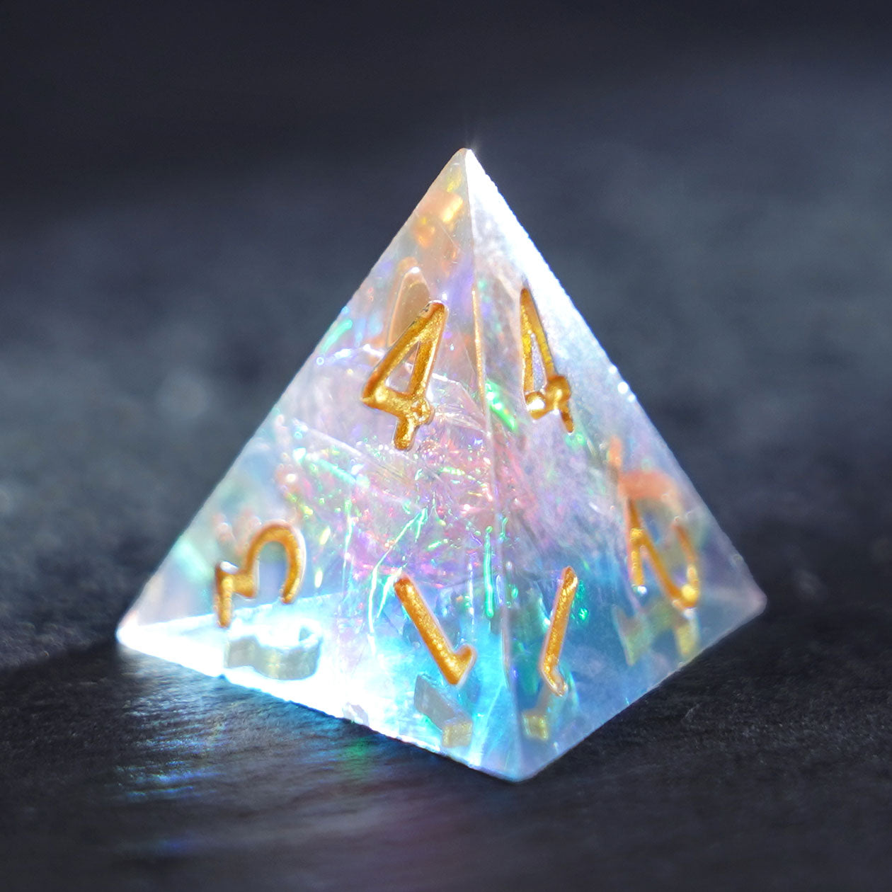 Prism Veil Resin Dice Set