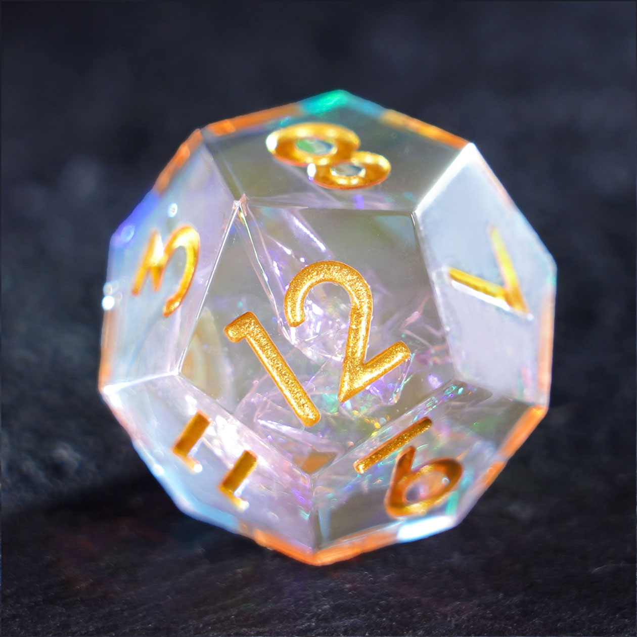 Prism Veil Resin Dice Set