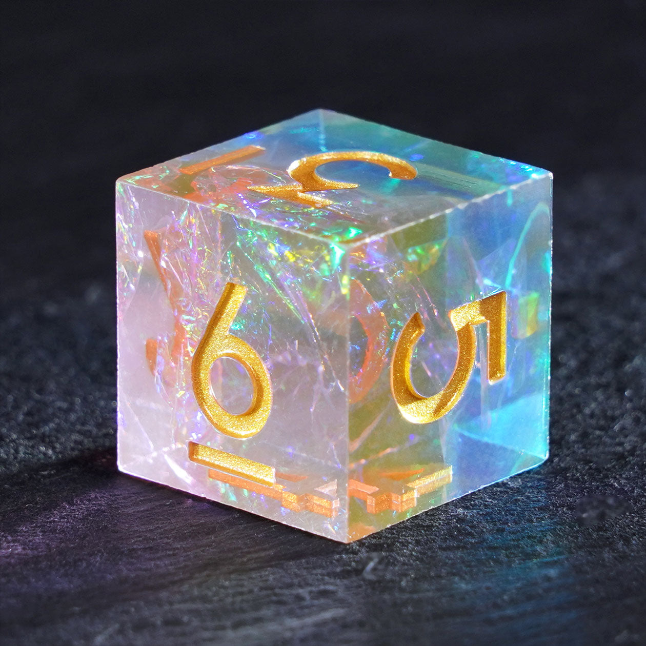 Prism Veil Resin Dice Set