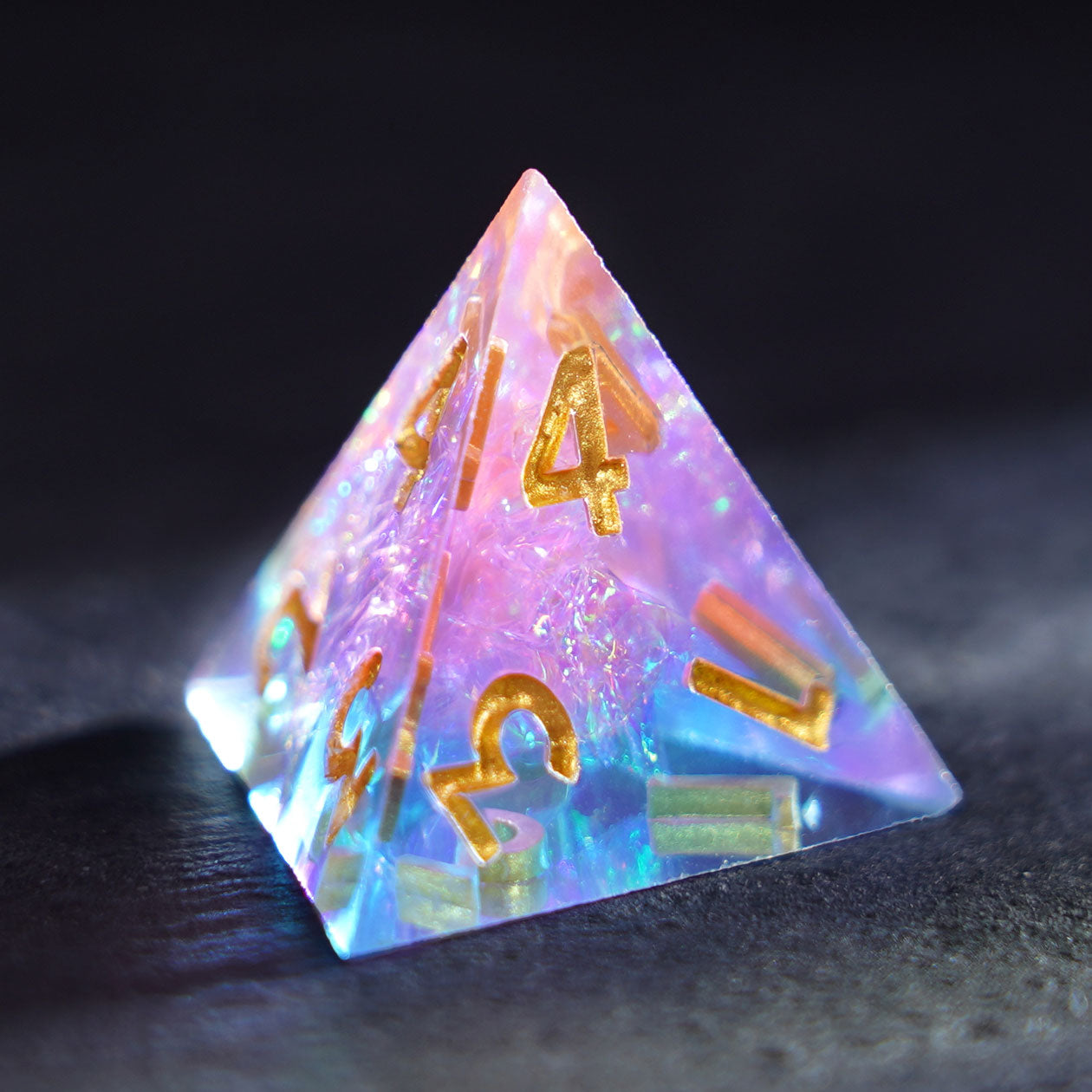 Prism Veil Resin Dice Set