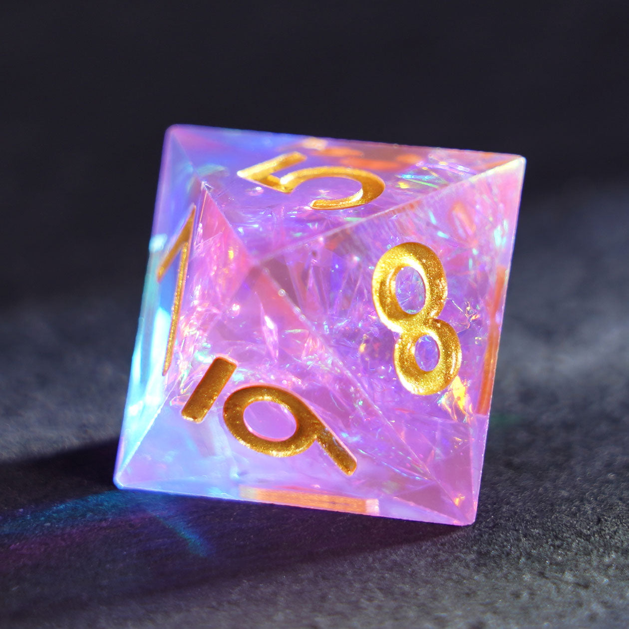 Prism Veil Resin Dice Set