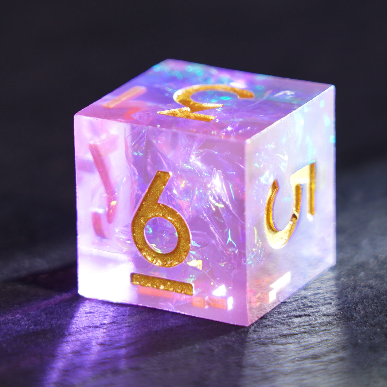 Prism Veil Resin Dice Set