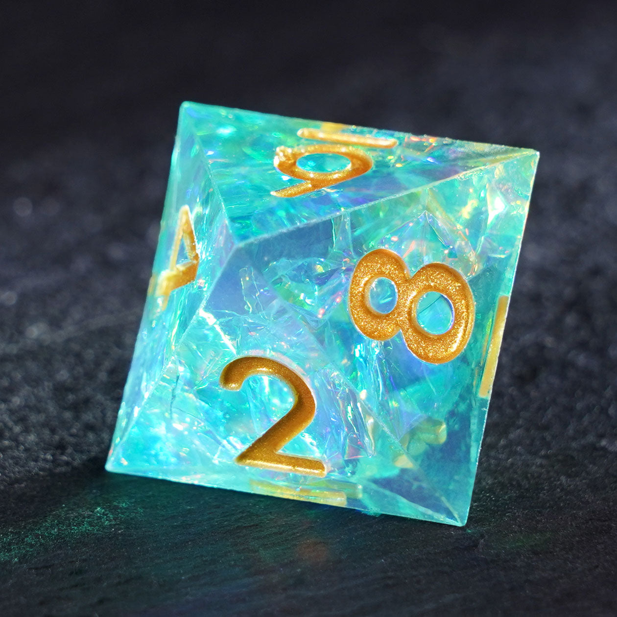 Prism Veil Resin Dice Set