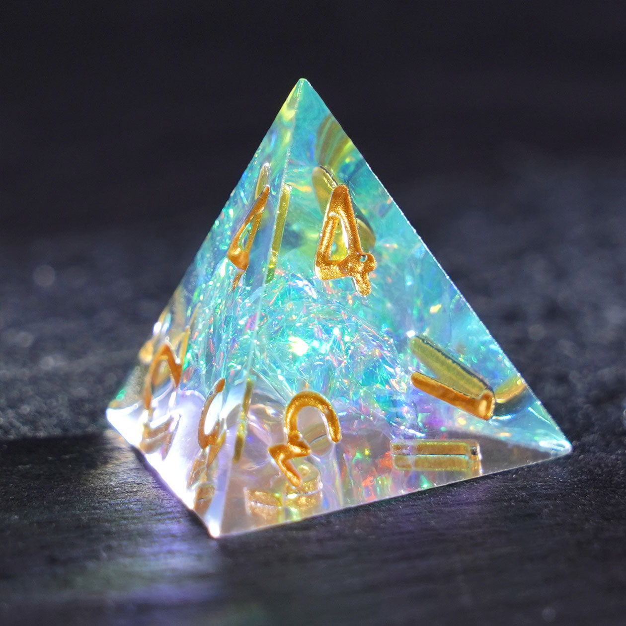 Prism Veil Resin Dice Set