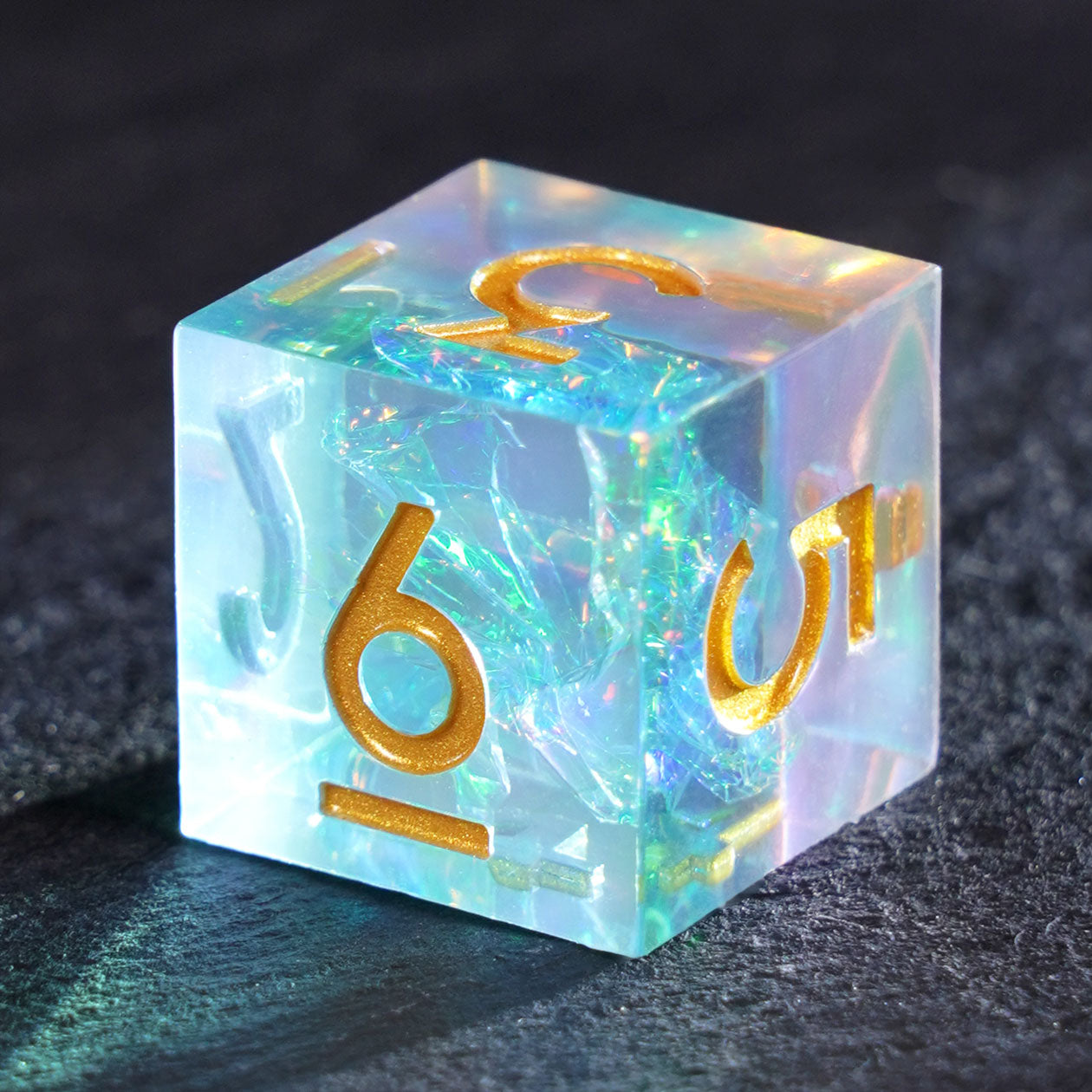 Prism Veil Resin Dice Set