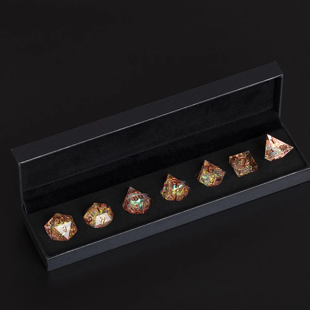 Vibrant Resin Dice Set - DragonStone