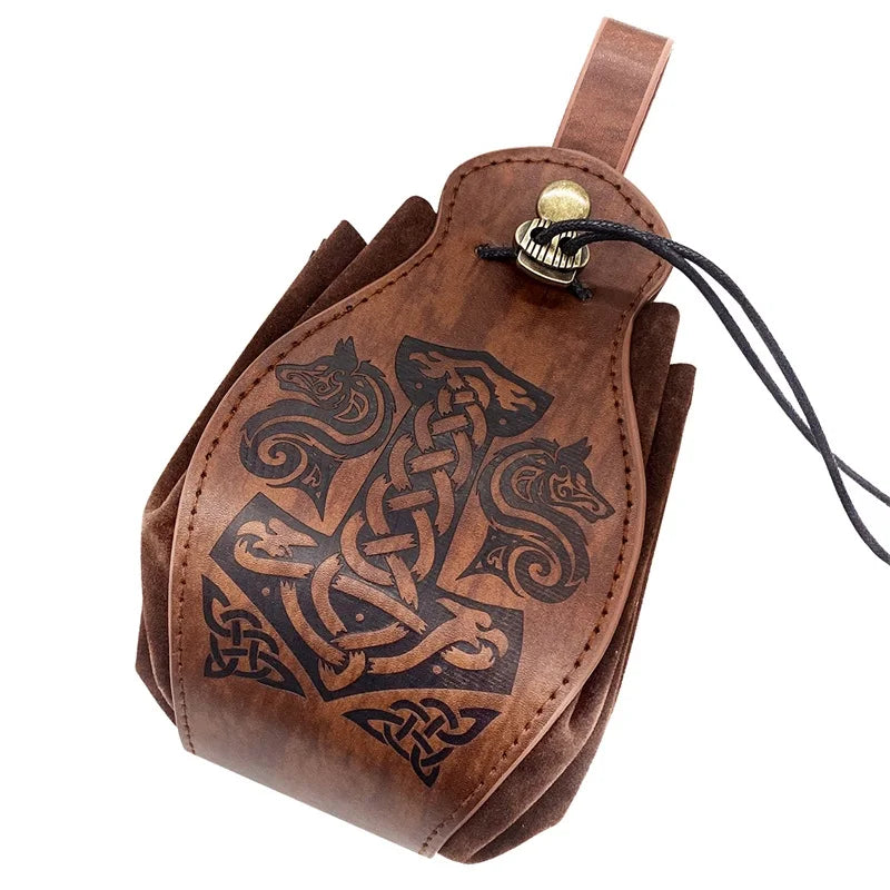 D&D Roleplaying RPG Gift Ideas PU Leather Bag - DragonStone