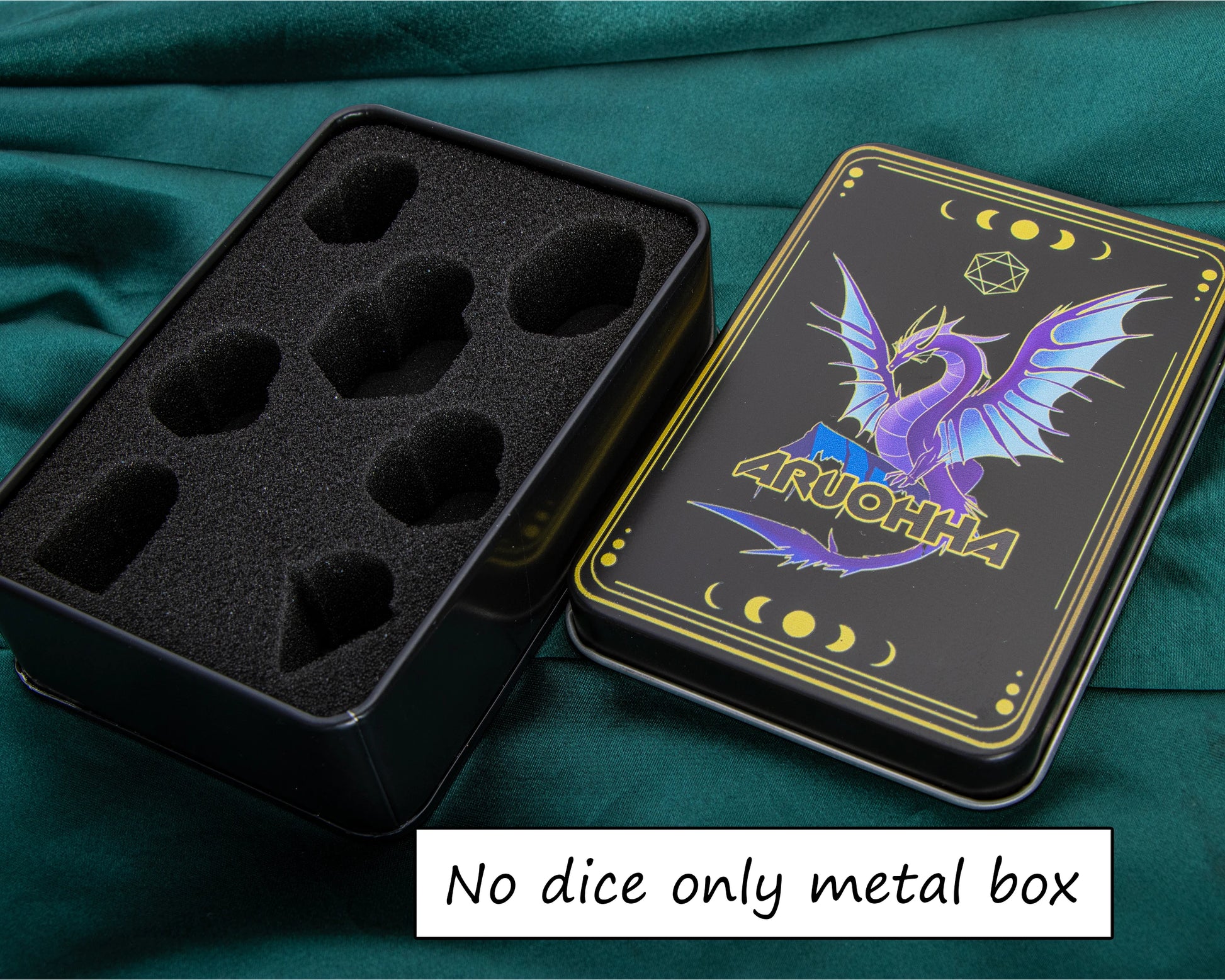 Botanical Kingdom Resin Dice Set - DragonStone