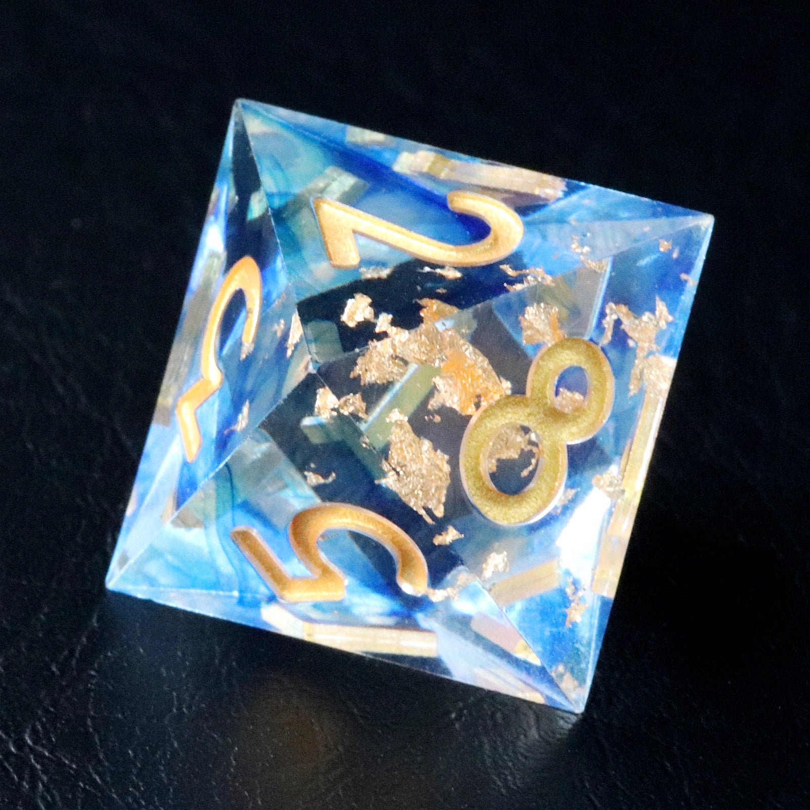Blue Golden Age Resin Dice Set - DragonStone