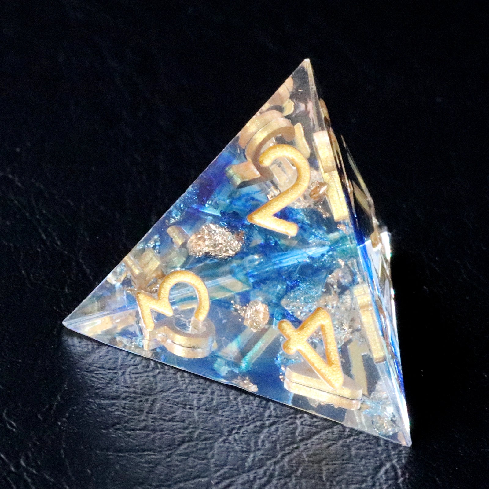 Blue Golden Age Resin Dice Set - DragonStone