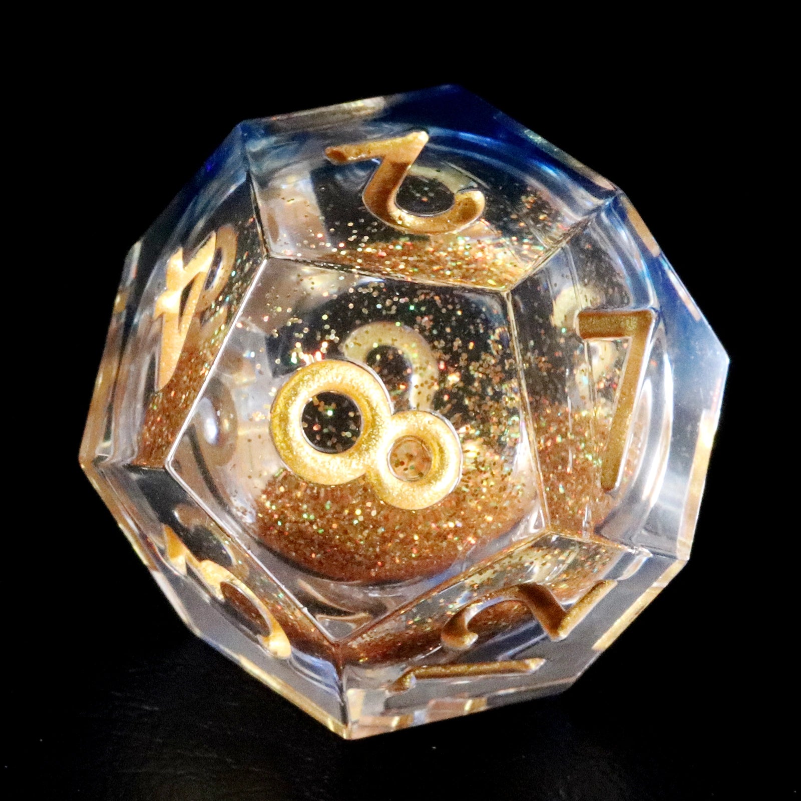 Blue Mist Sand Resin Dice Set - DragonStone
