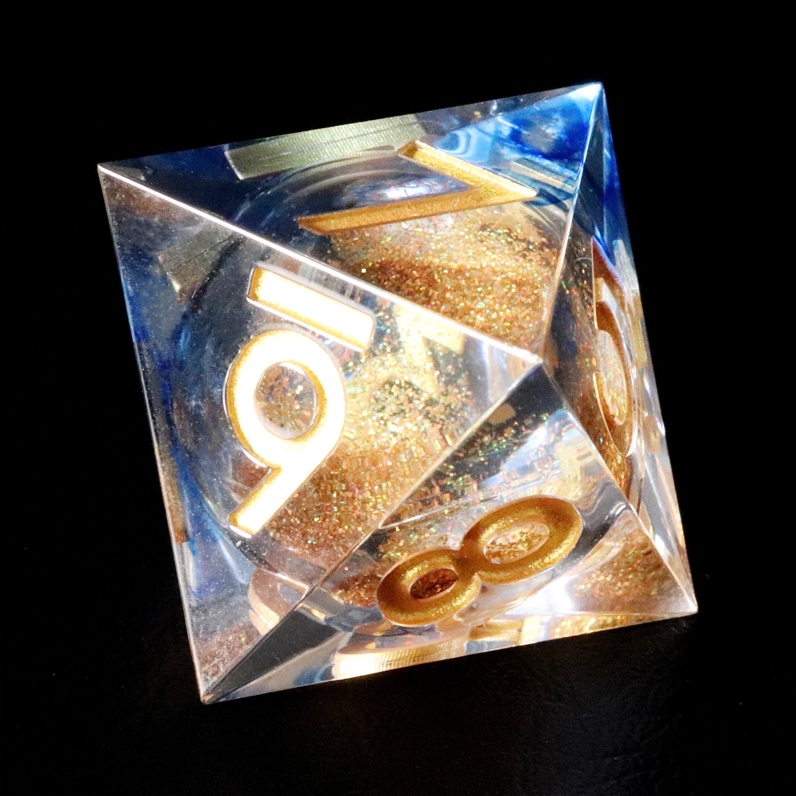 Blue Mist Sand Resin Dice Set - DragonStone