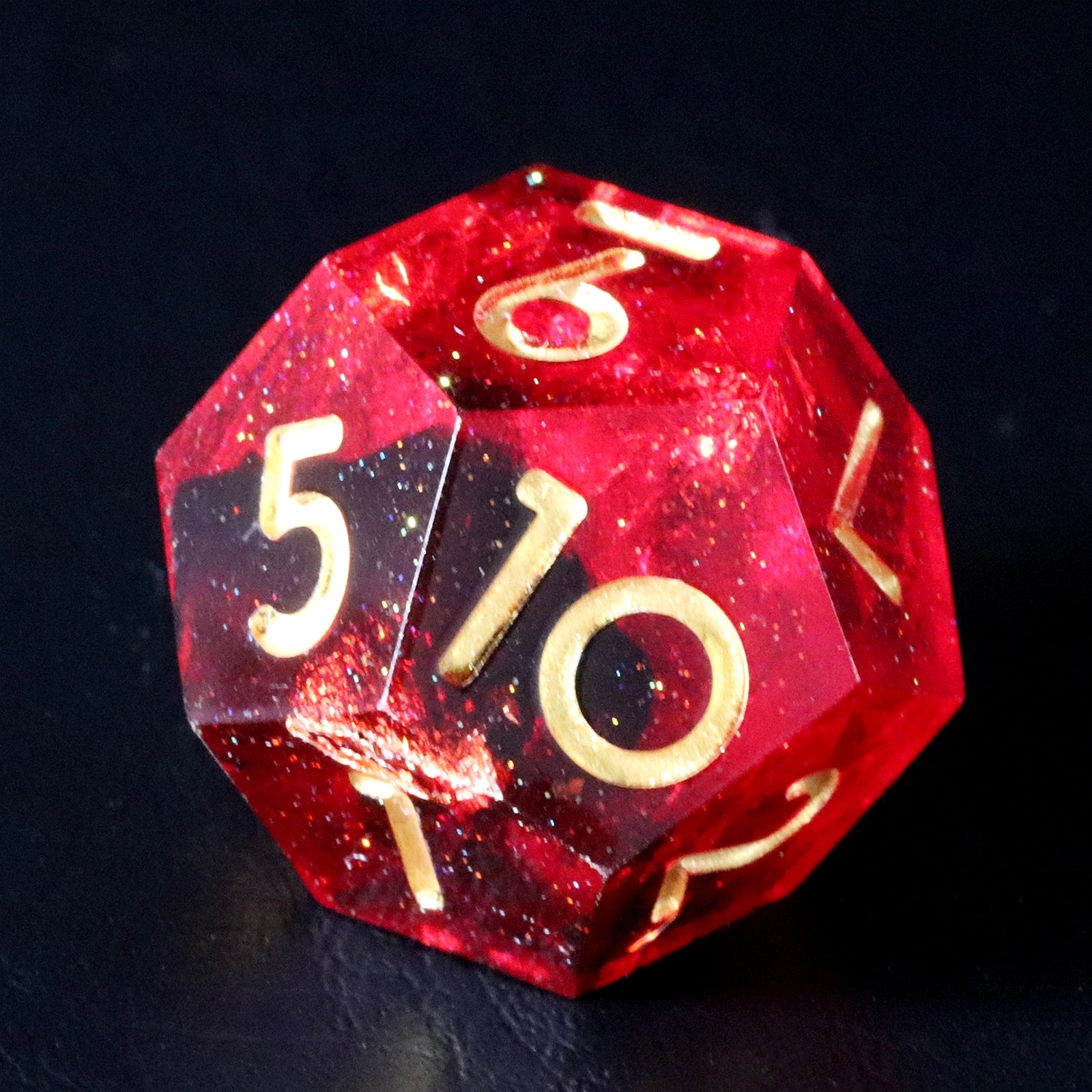 Crimson Witch Resin Dice Set - DragonStone