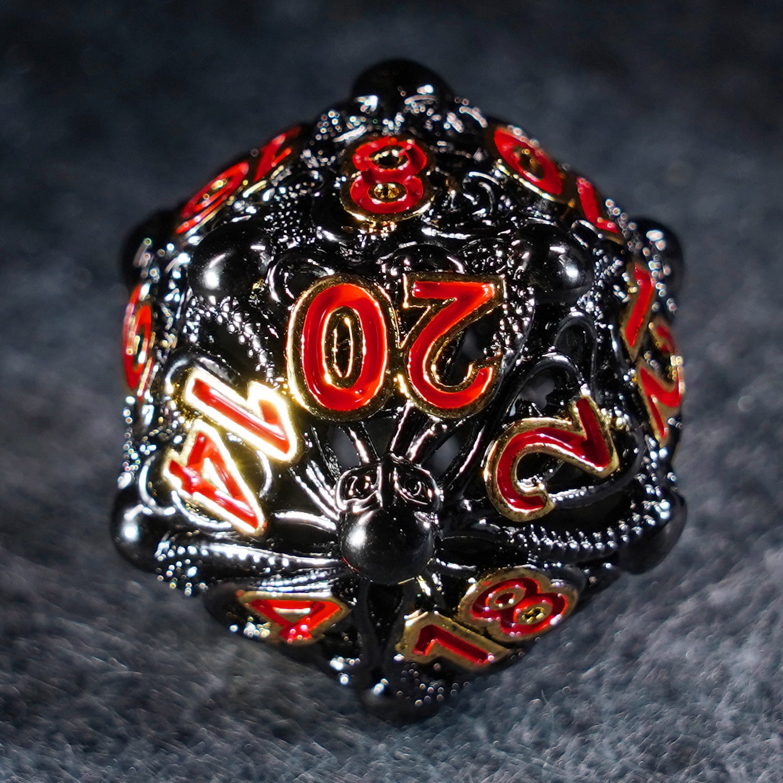 Cthulhu’s Tentacle Hollowed Metal Dice Set - DragonStone