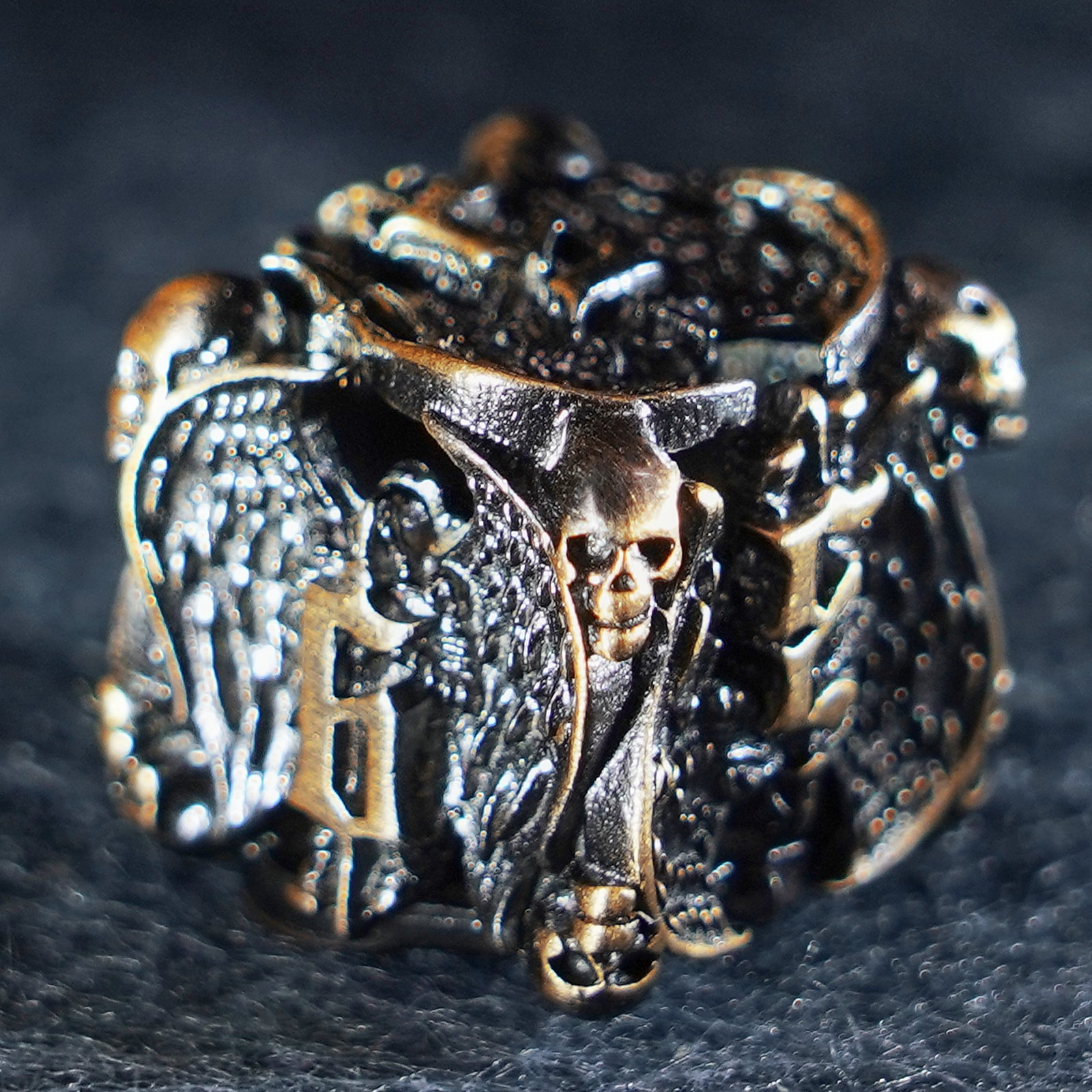 Deathwing Hollowed Metal Dice - DragonStone