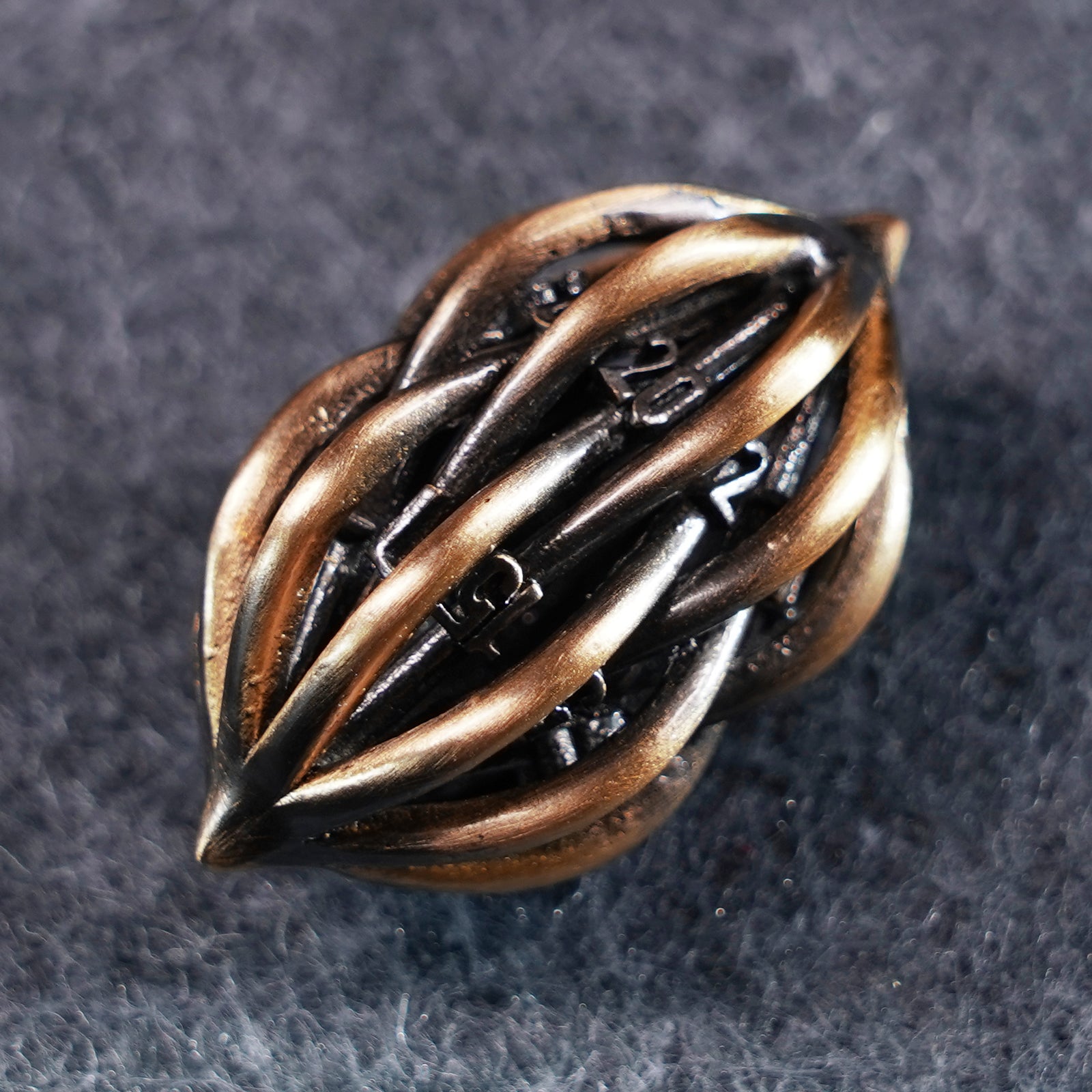 Heart of Chaos Metal Dice Set - DragonStone