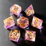 Lord of the Rings Amethyst Veil Resin Dice Set - DragonStone