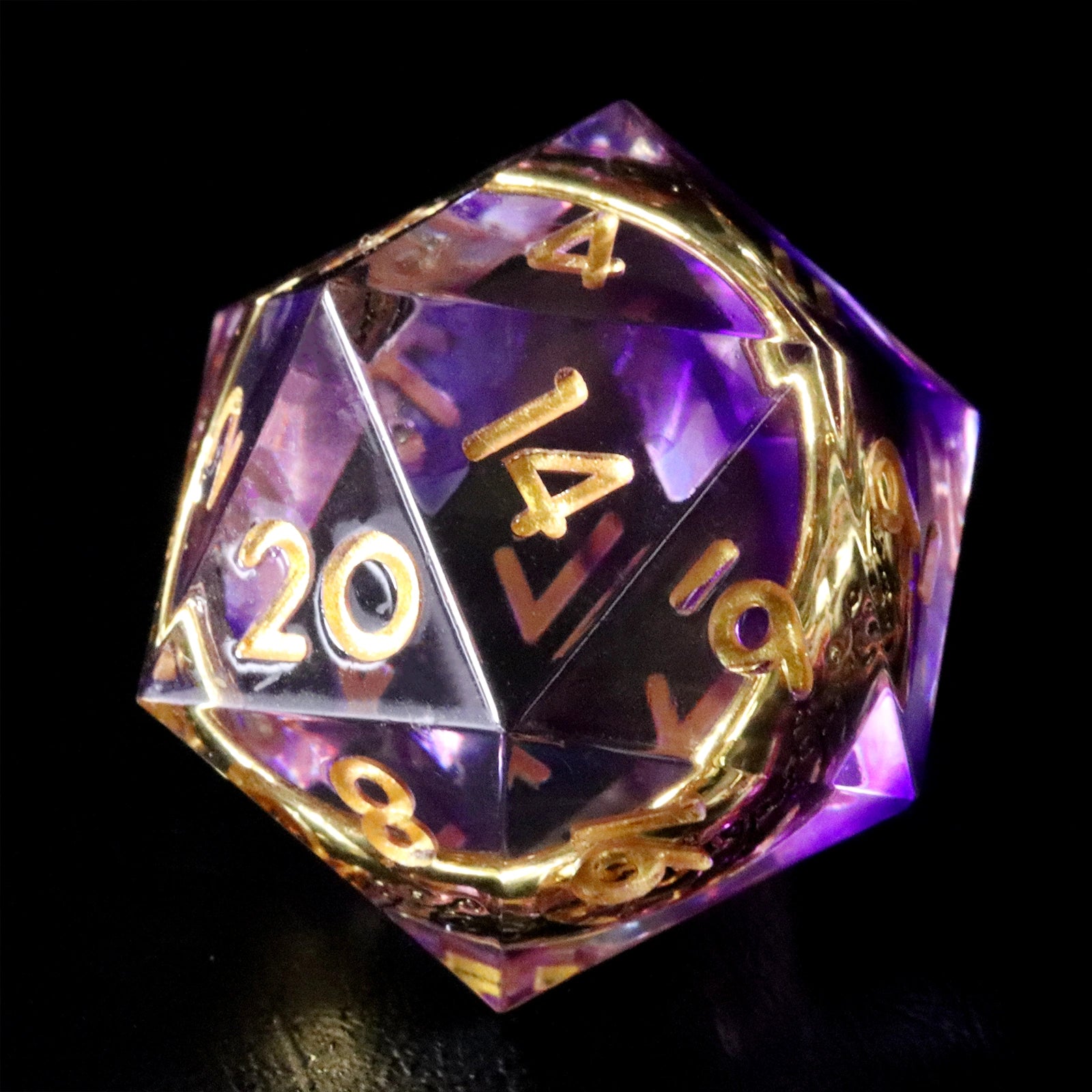 Lord of the Rings Amethyst Veil Resin Dice Set - DragonStone
