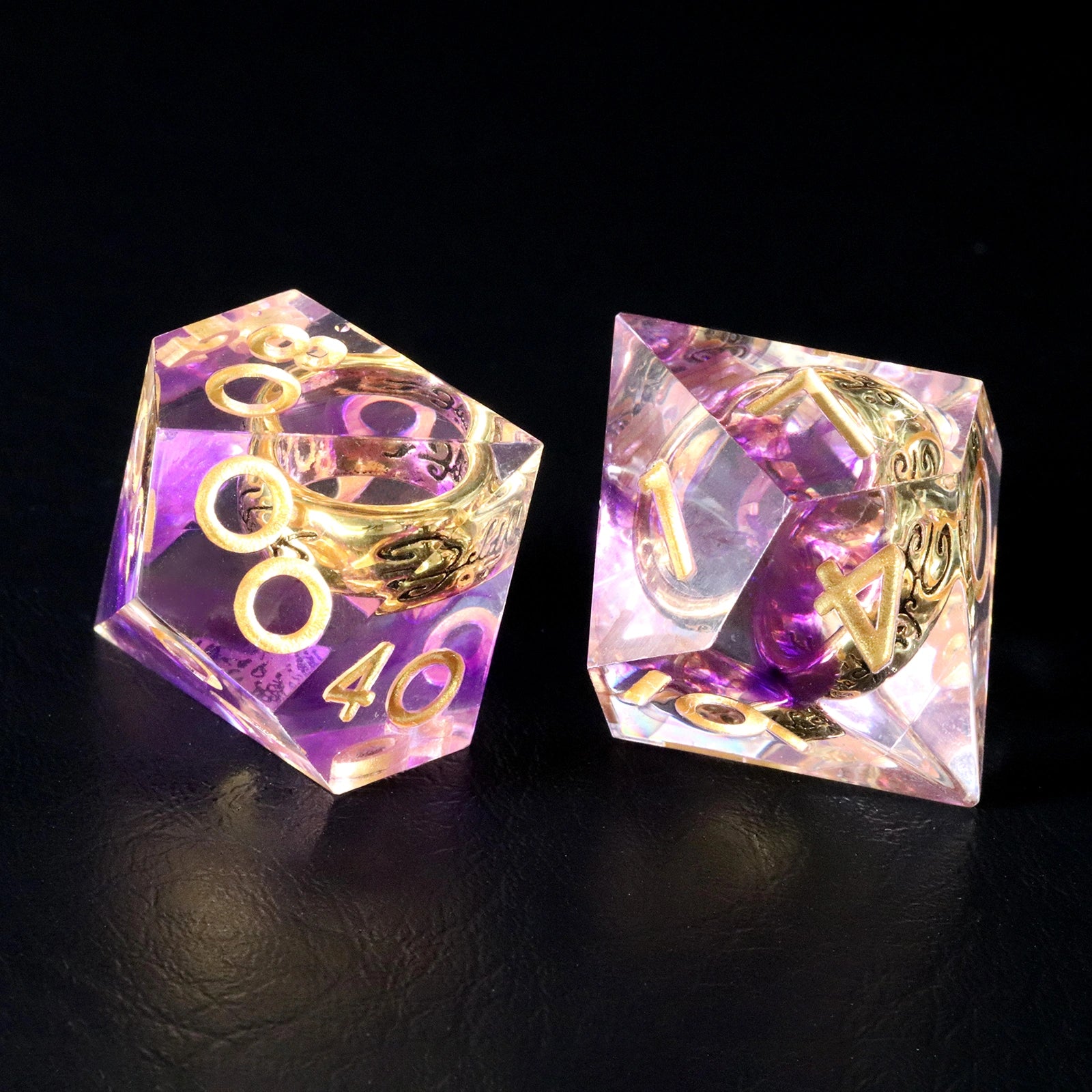 Lord of the Rings Amethyst Veil Resin Dice Set - DragonStone