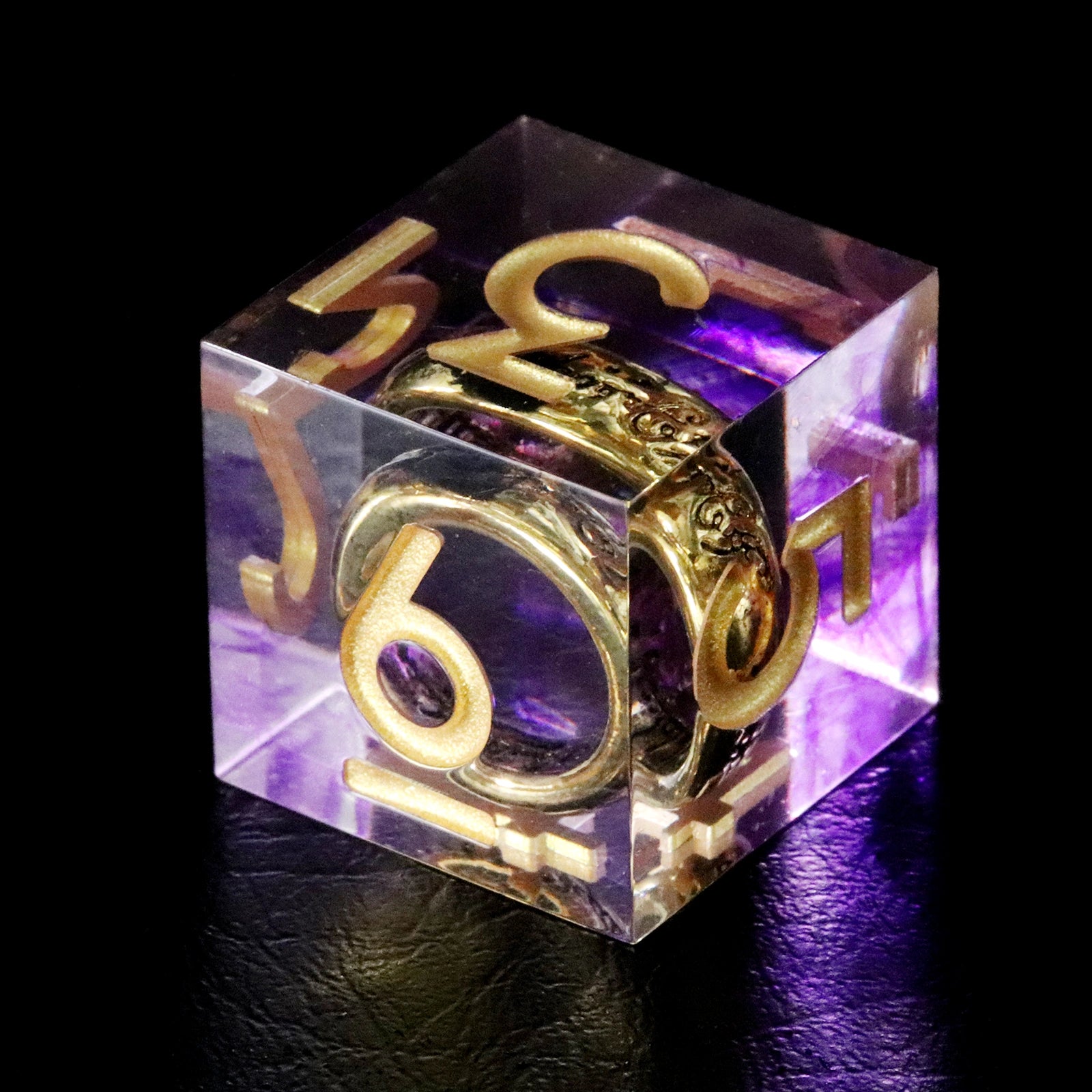 Lord of the Rings Amethyst Veil Resin Dice Set - DragonStone