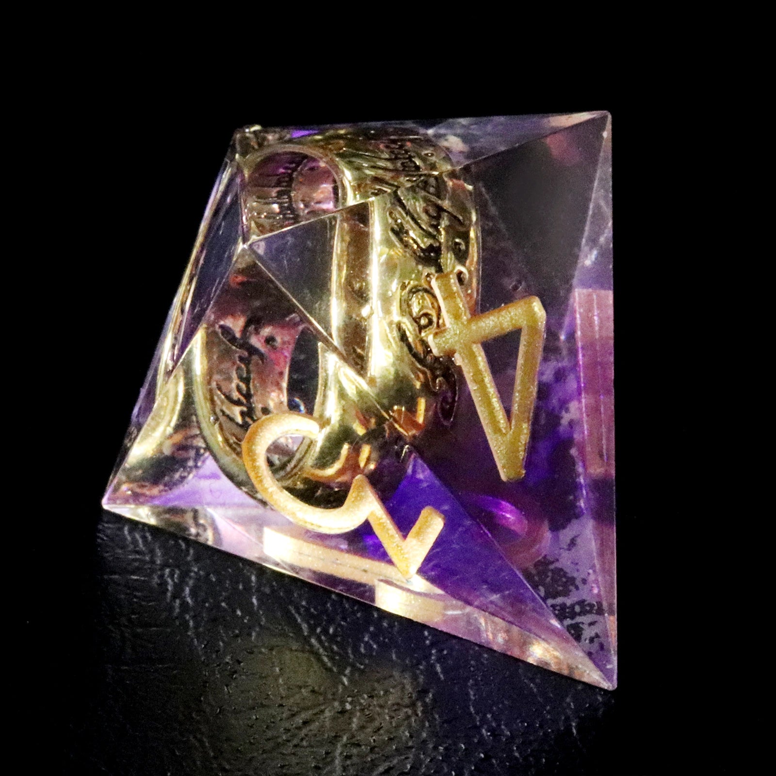 Lord of the Rings Amethyst Veil Resin Dice Set - DragonStone