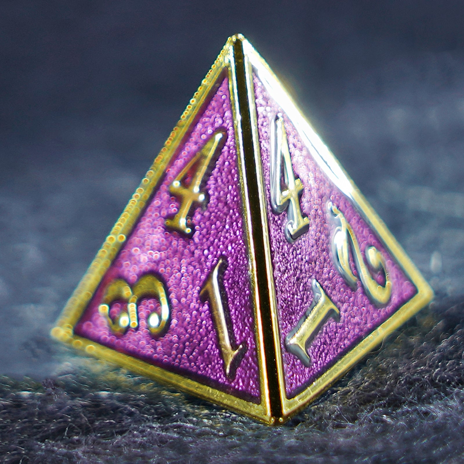 Red Queen Solid Metal Dice Set - DragonStone