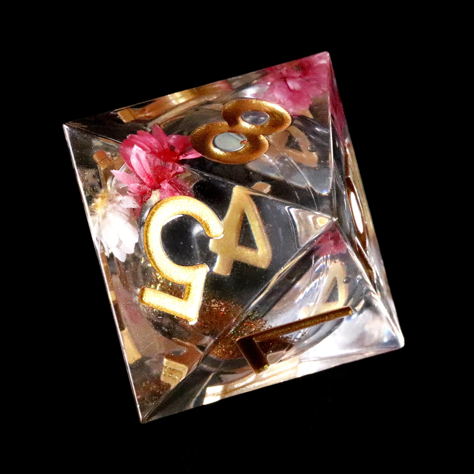 Sands of Time Floral World Resin Dice Set - DragonStone