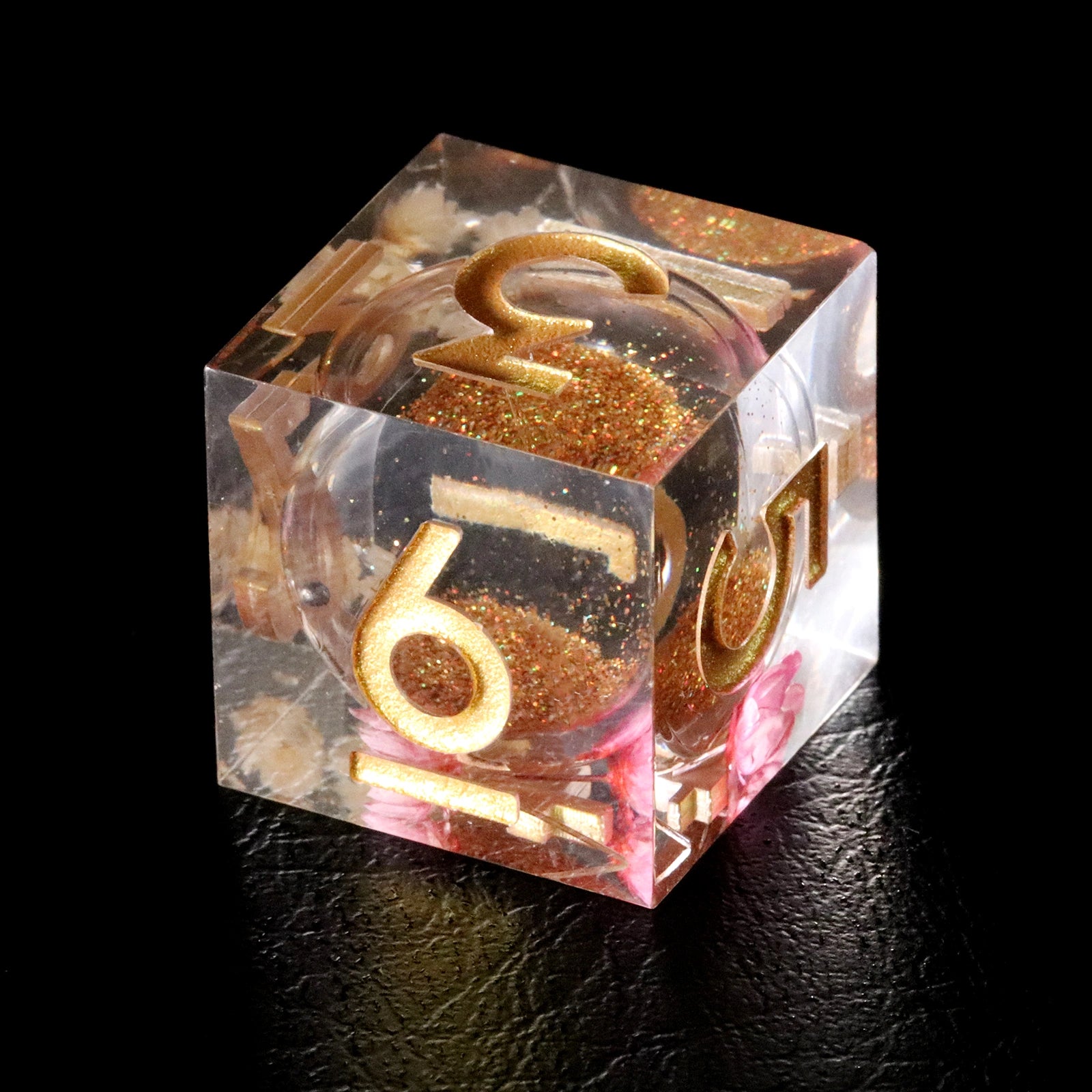 Sands of Time Floral World Resin Dice Set - DragonStone