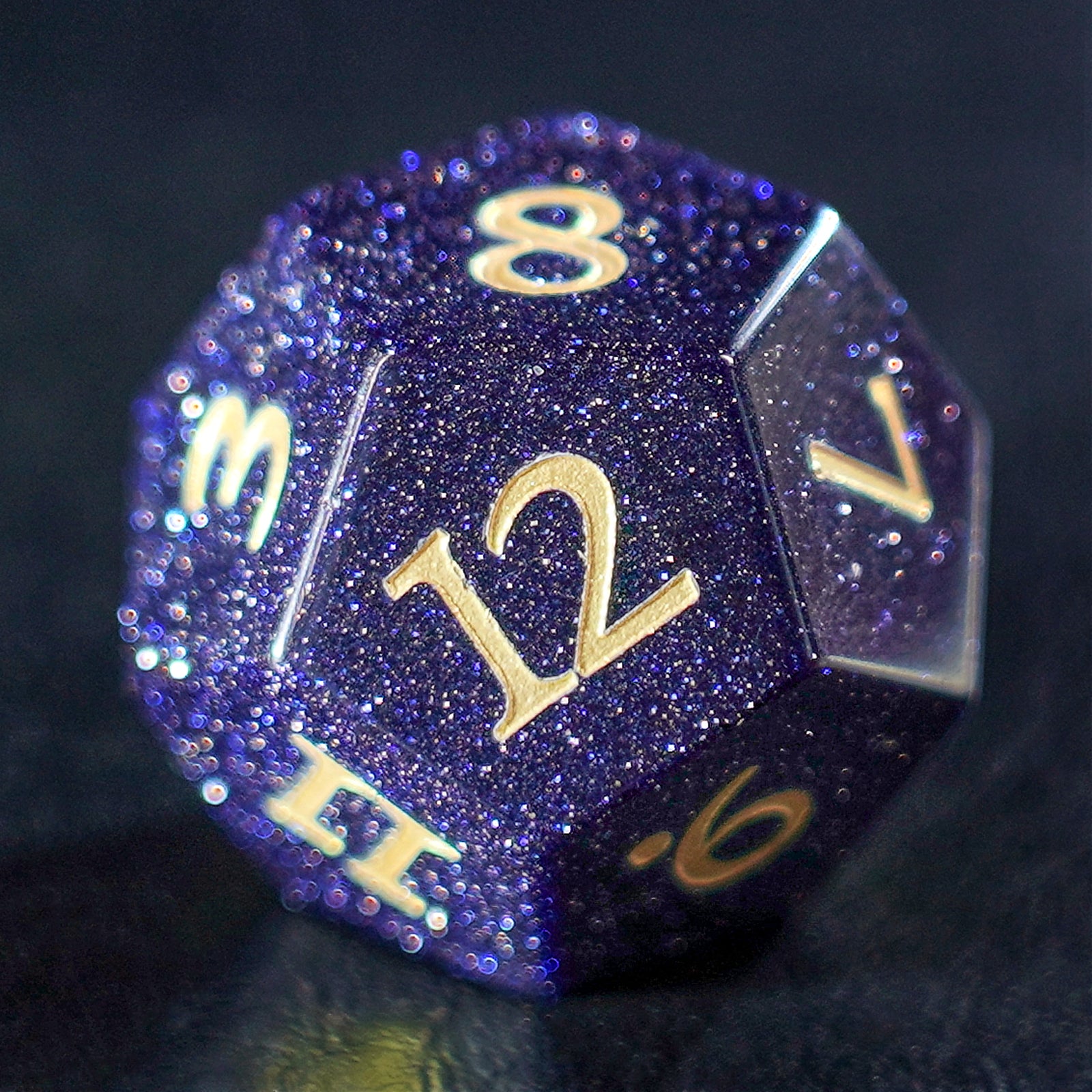 DragonStone Logo D&D Blue Sandstone Dice Set - DragonStone