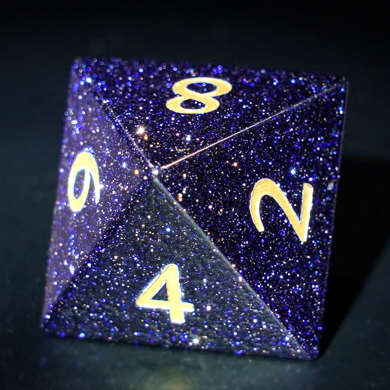 DragonStone Logo D&D Blue Sandstone Dice Set - DragonStone