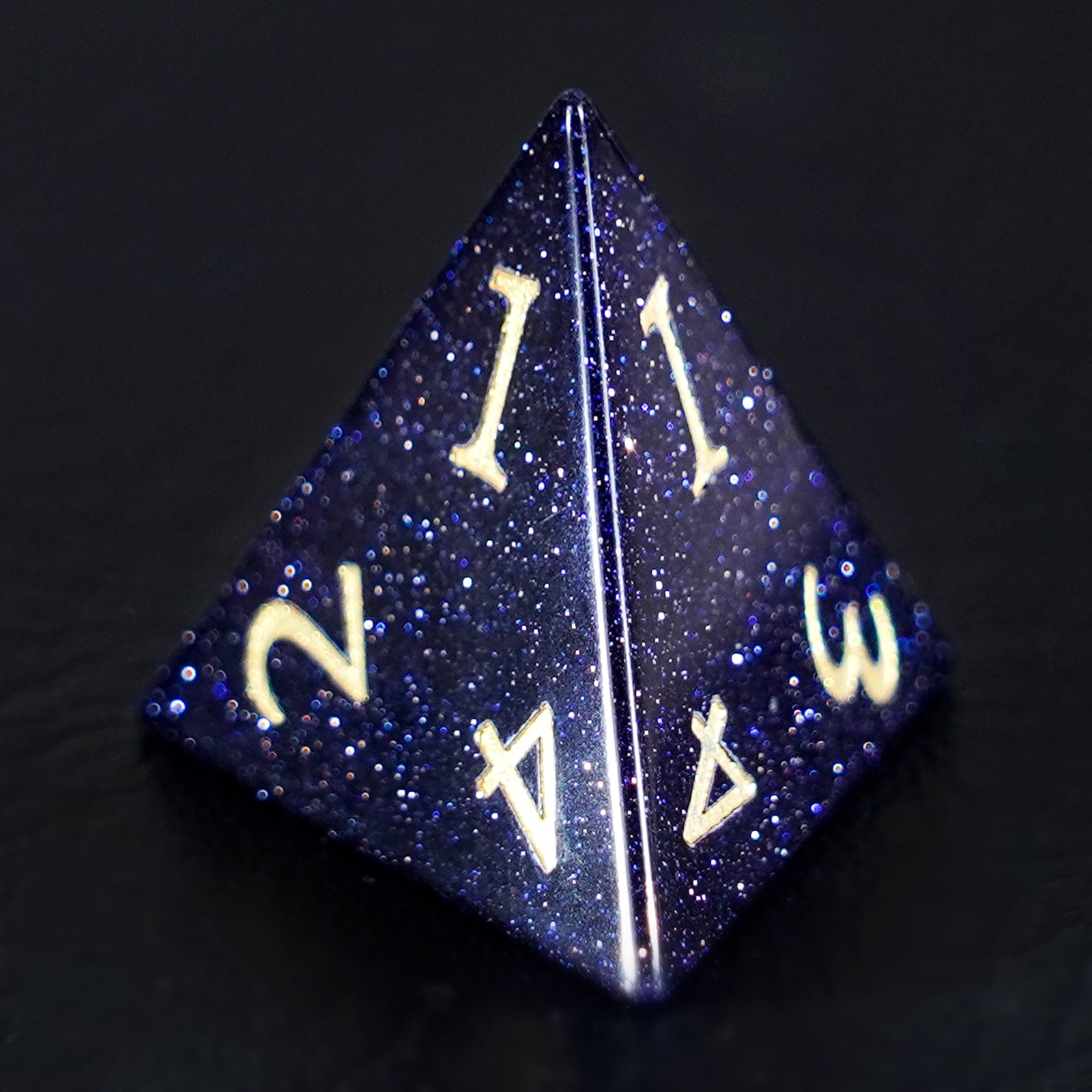 DragonStone Logo D&D Blue Sandstone Dice Set - DragonStone