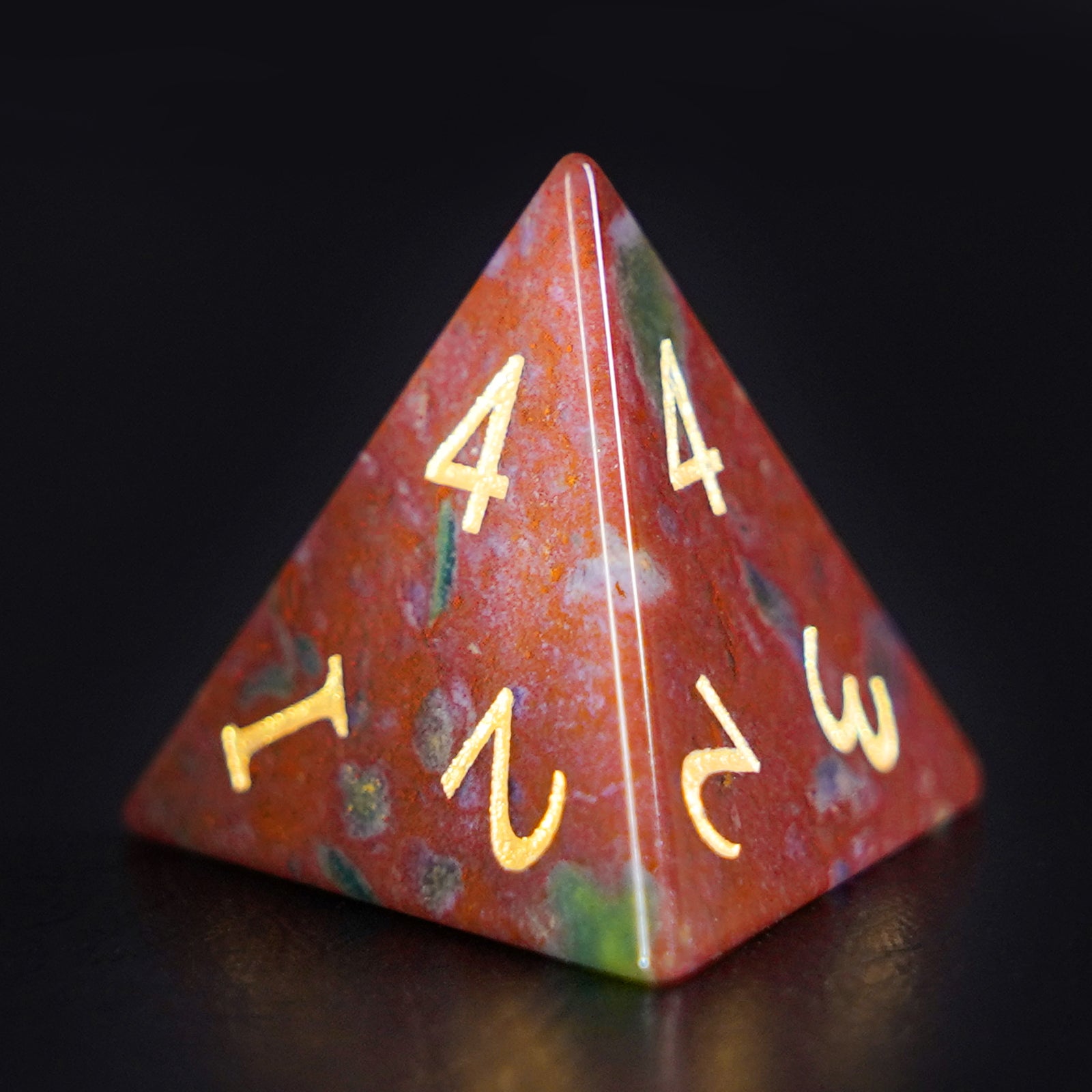 DragonStone Logo D&D Imperial Jasper Dice Set - DragonStone
