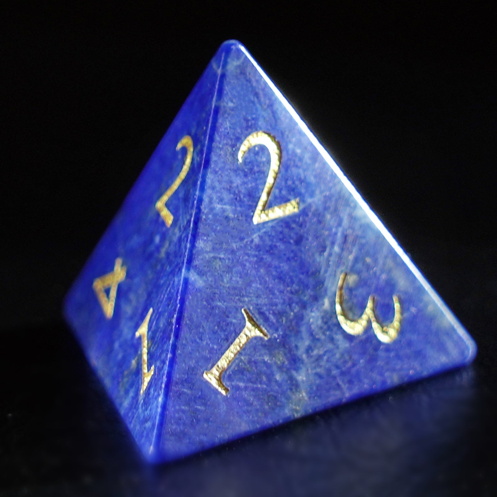 DragonStone Logo D&D Lapis Lazuli Dice Set - DragonStone