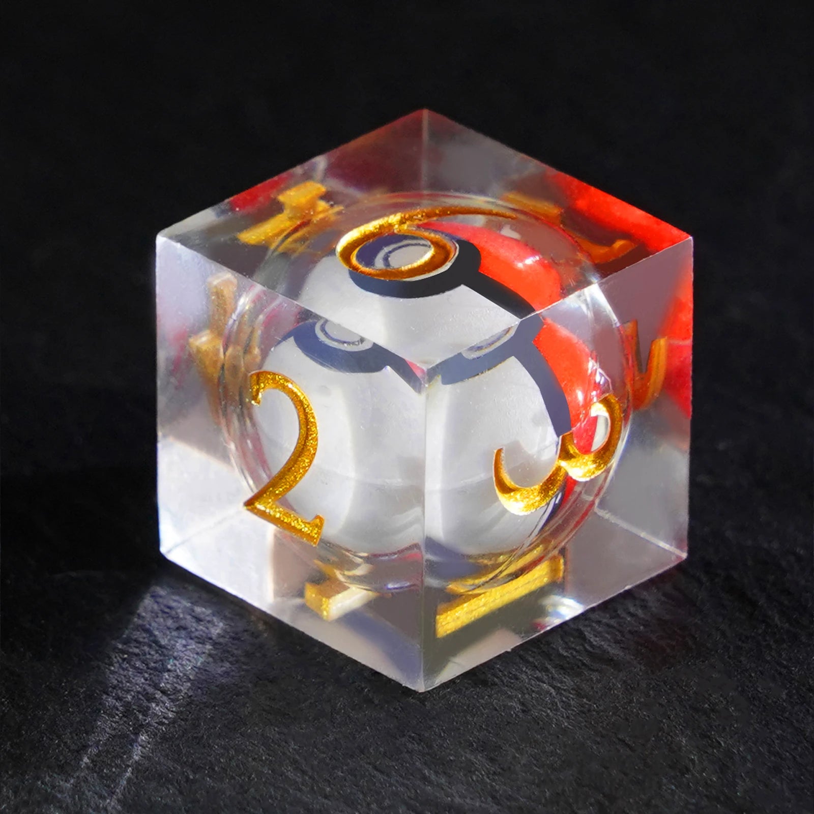Pokémon Poké Ball Sharp Edge Resin Dice Set(Limited Edition) - DragonStone