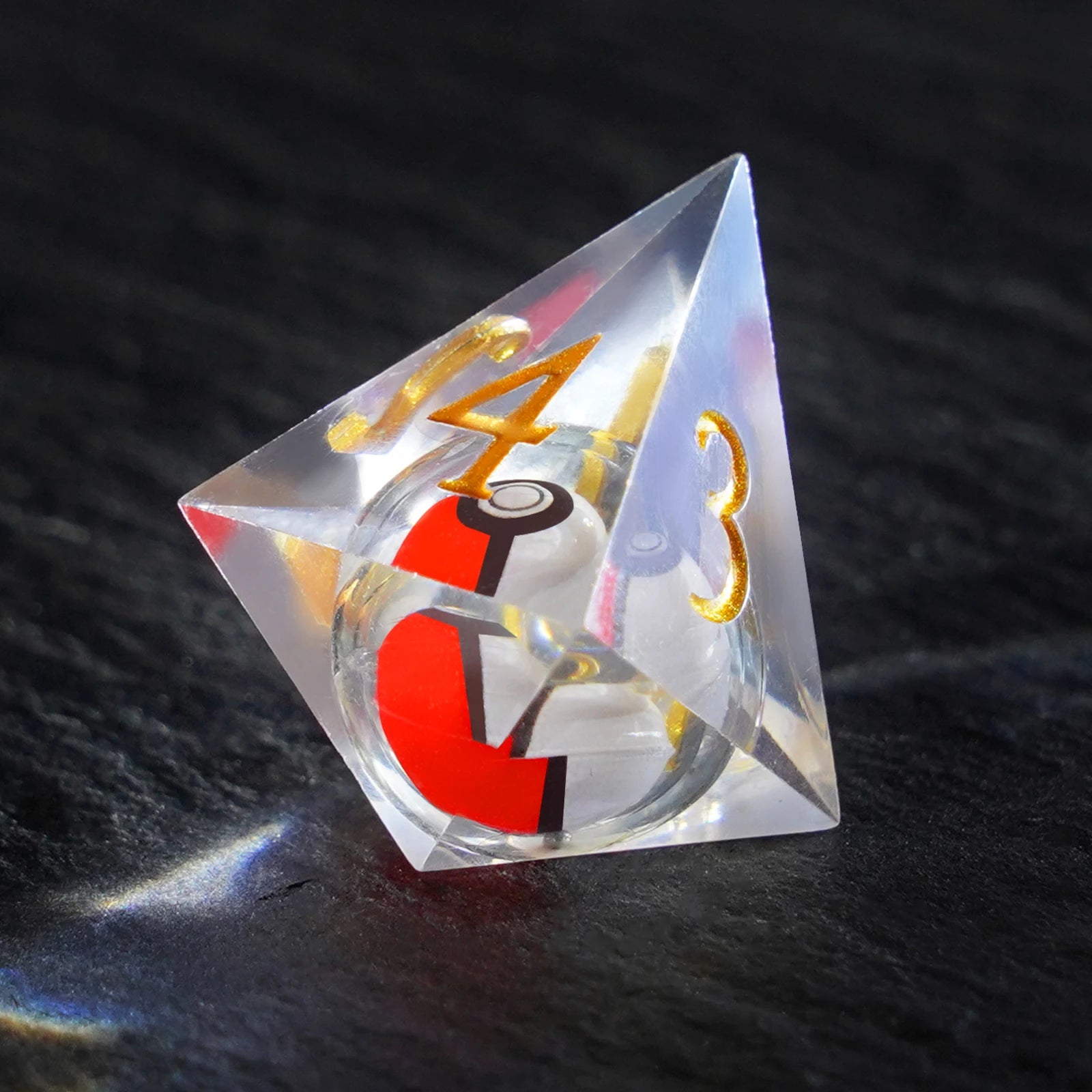 Pokémon Poké Ball Sharp Edge Resin Dice Set(Limited Edition) - DragonStone