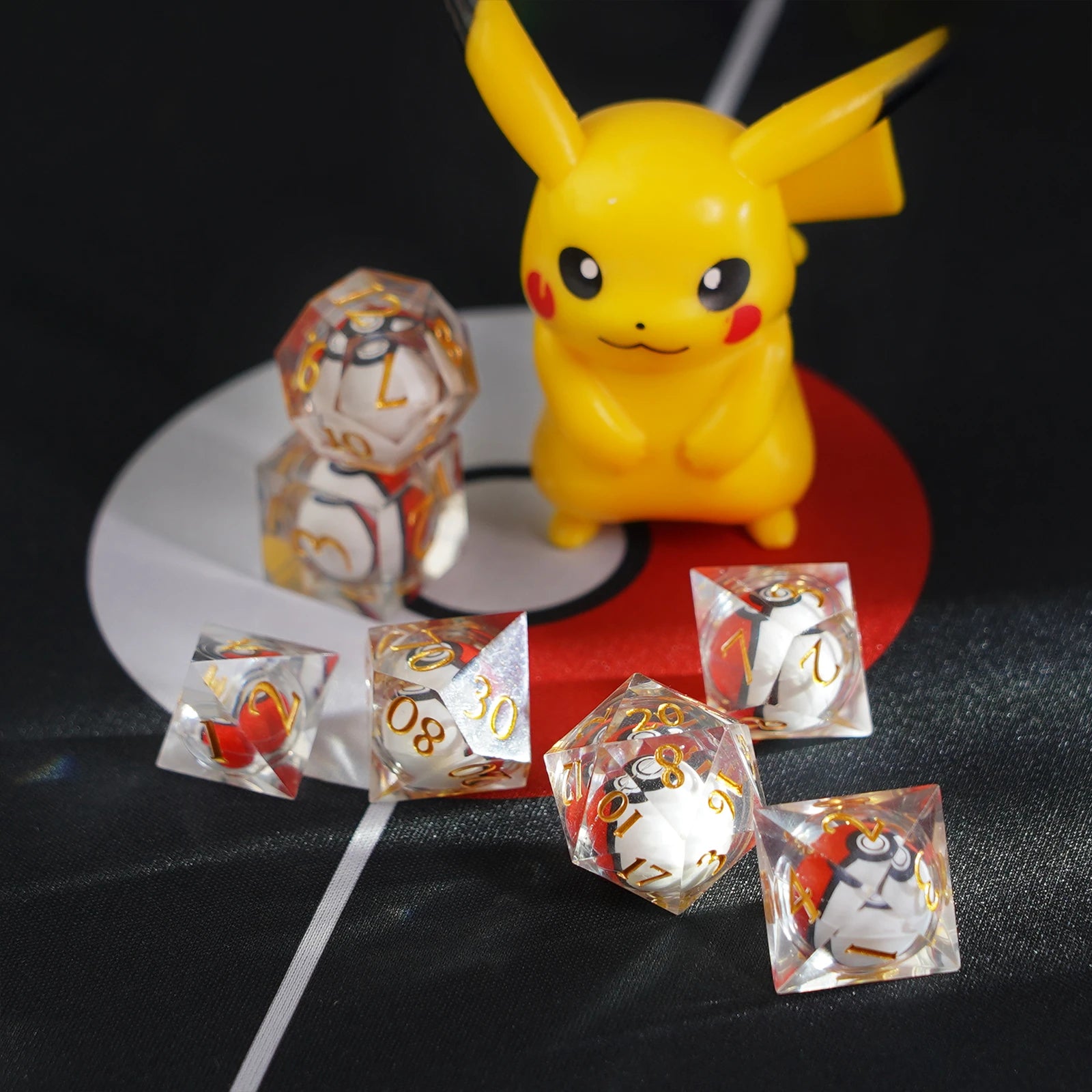 Pokémon Poké Ball Sharp Edge Resin Dice Set(Limited Edition) - DragonStone