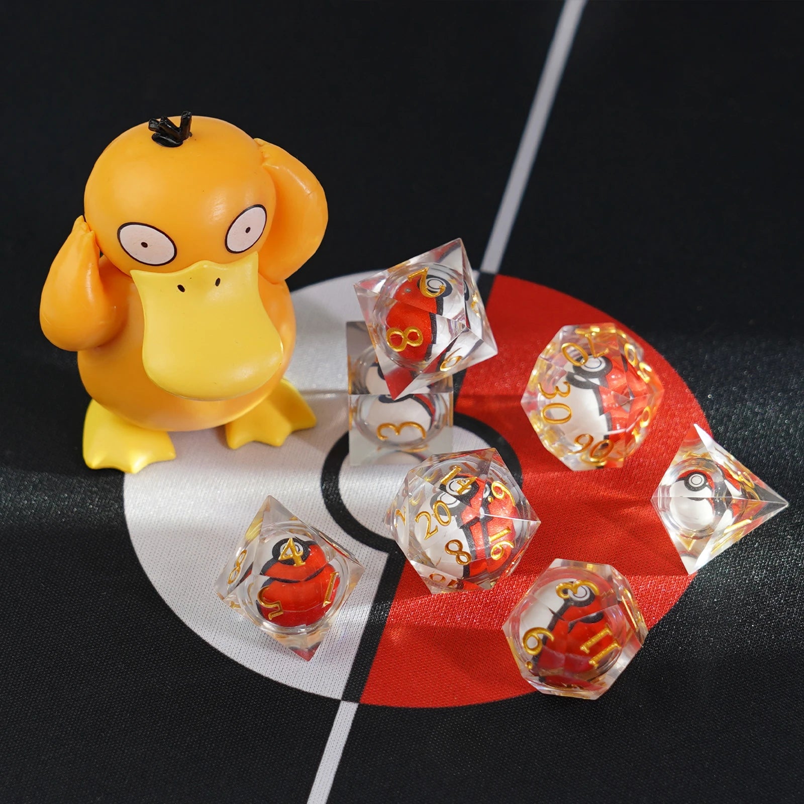 Pokémon Poké Ball Sharp Edge Resin Dice Set(Limited Edition) - DragonStone